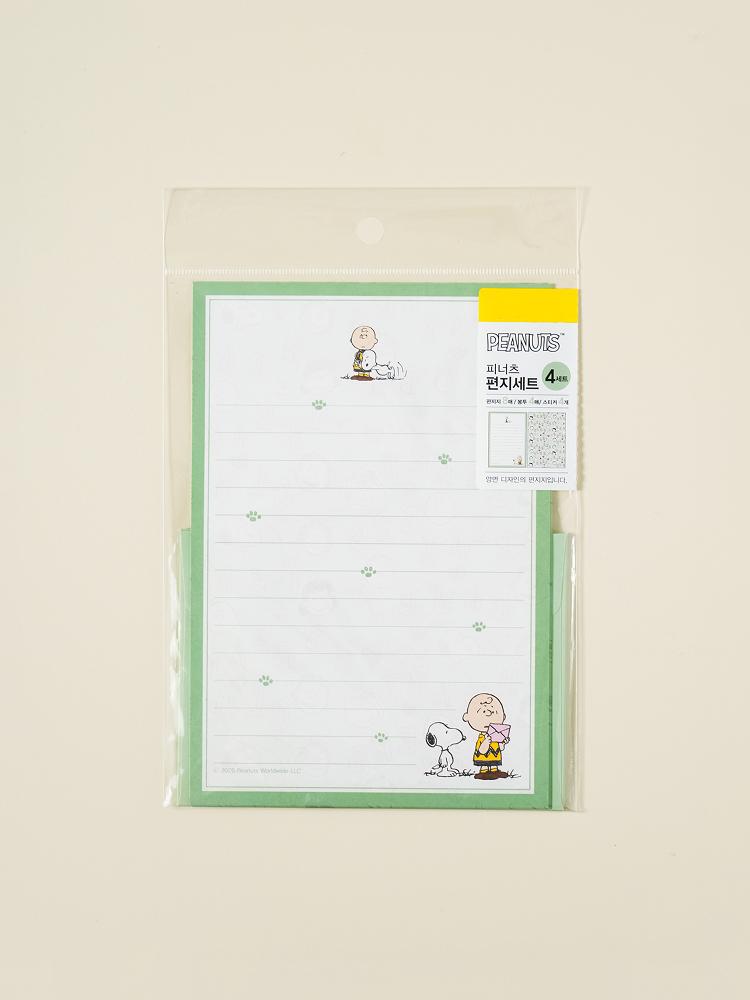 Набор писем Peanuts Vintage Charlie 4 шт.