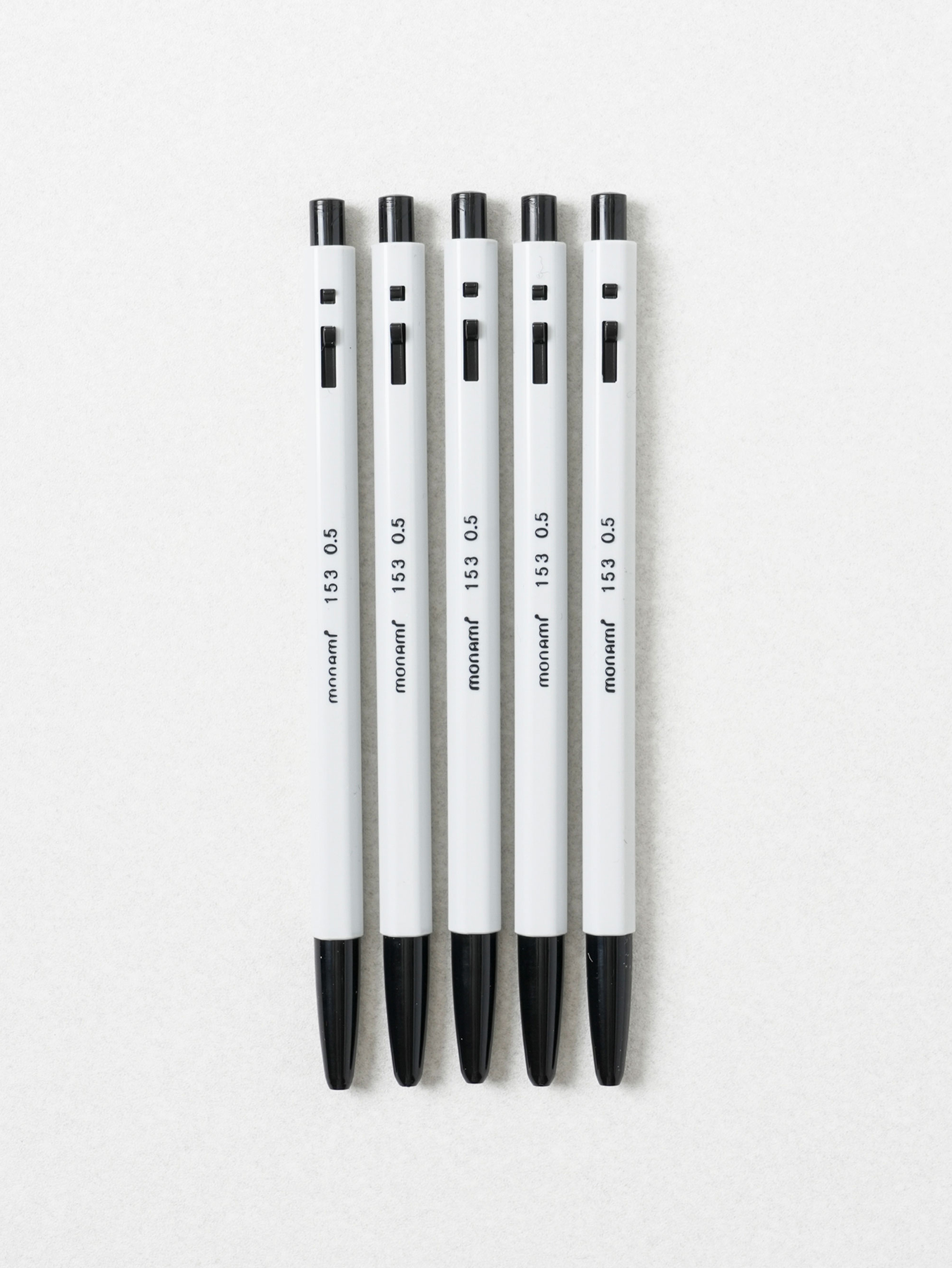 모나미 BP153 0.5 mm 5개입 검정
