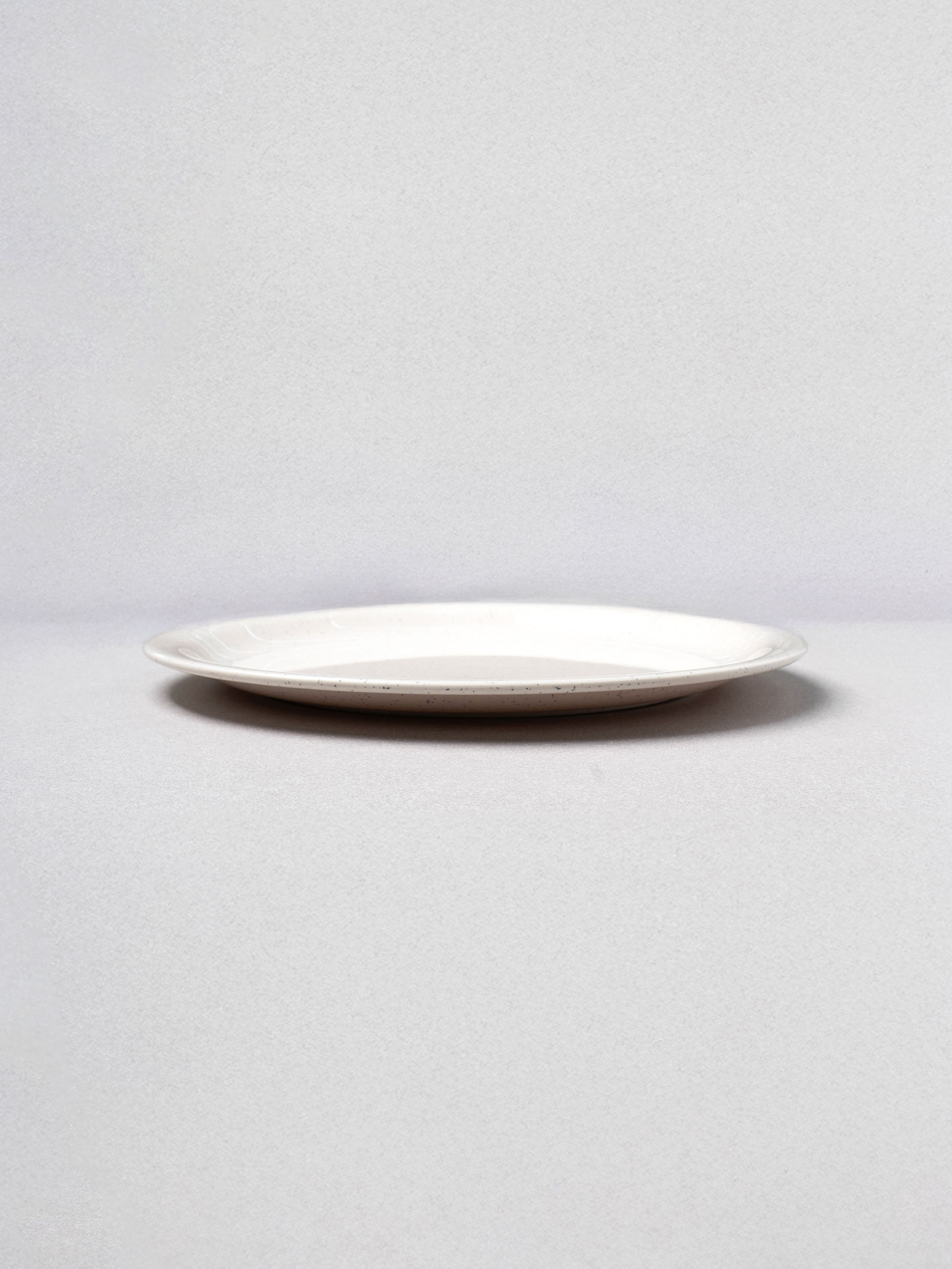 화이트 멜라민 원형 접시 30 cm
