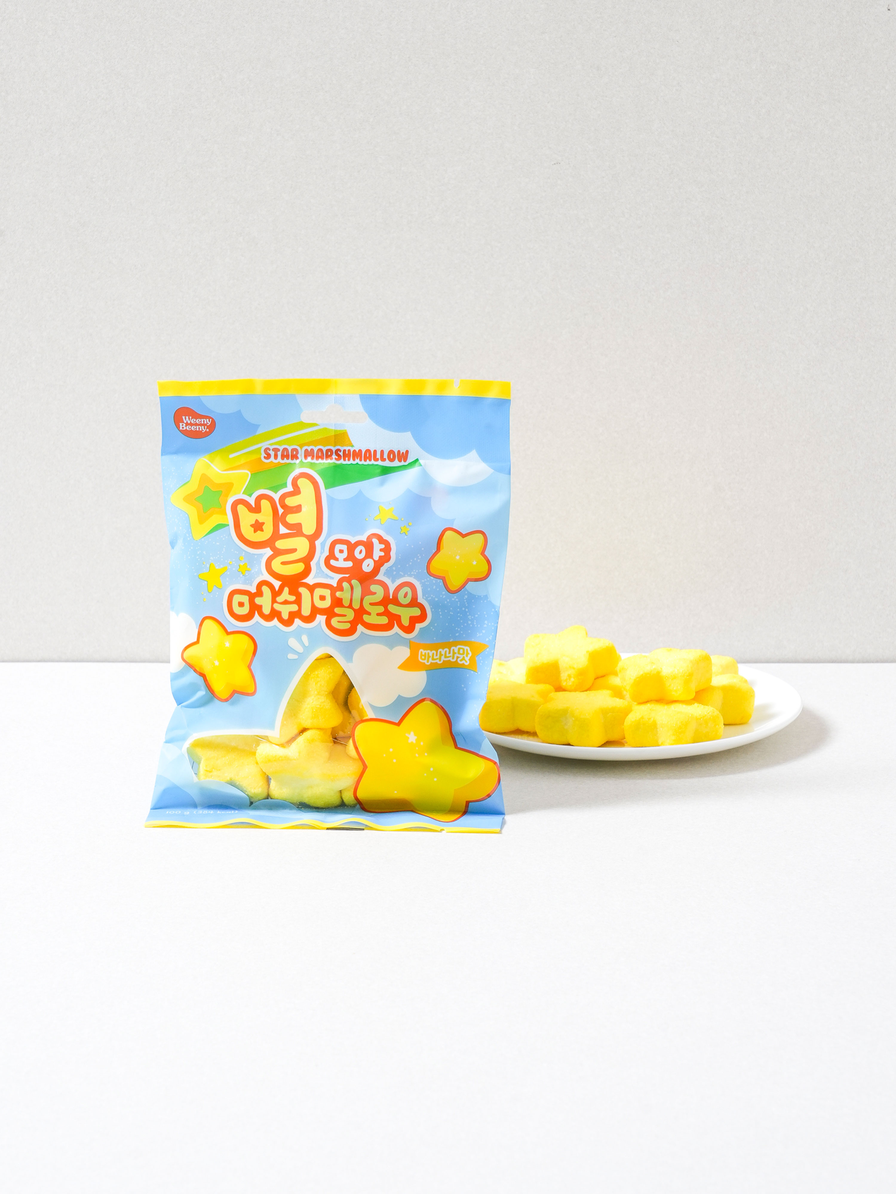 별 모양 머쉬멜로우 100 g