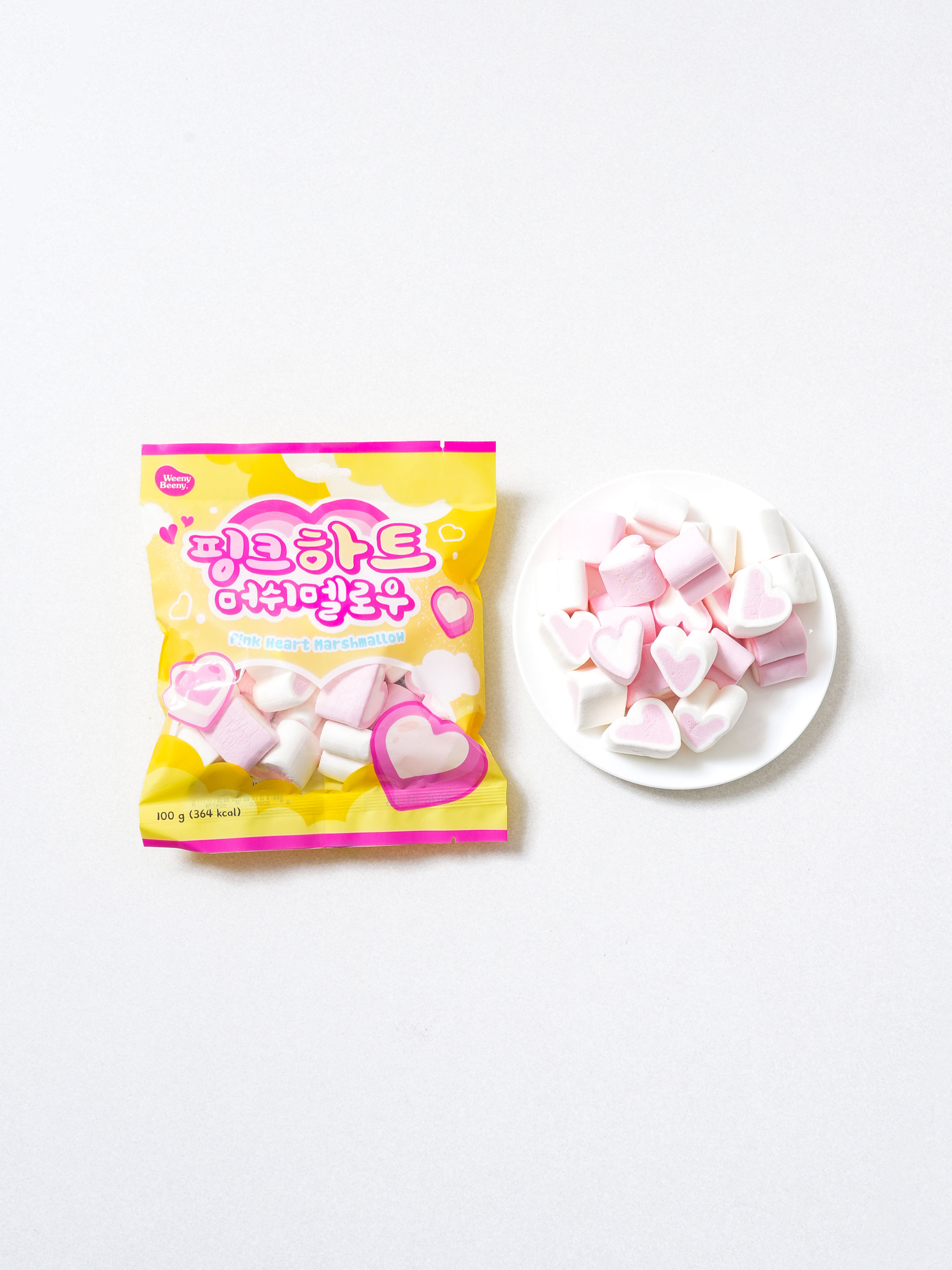 핑크 하트 머쉬멜로우 100 g