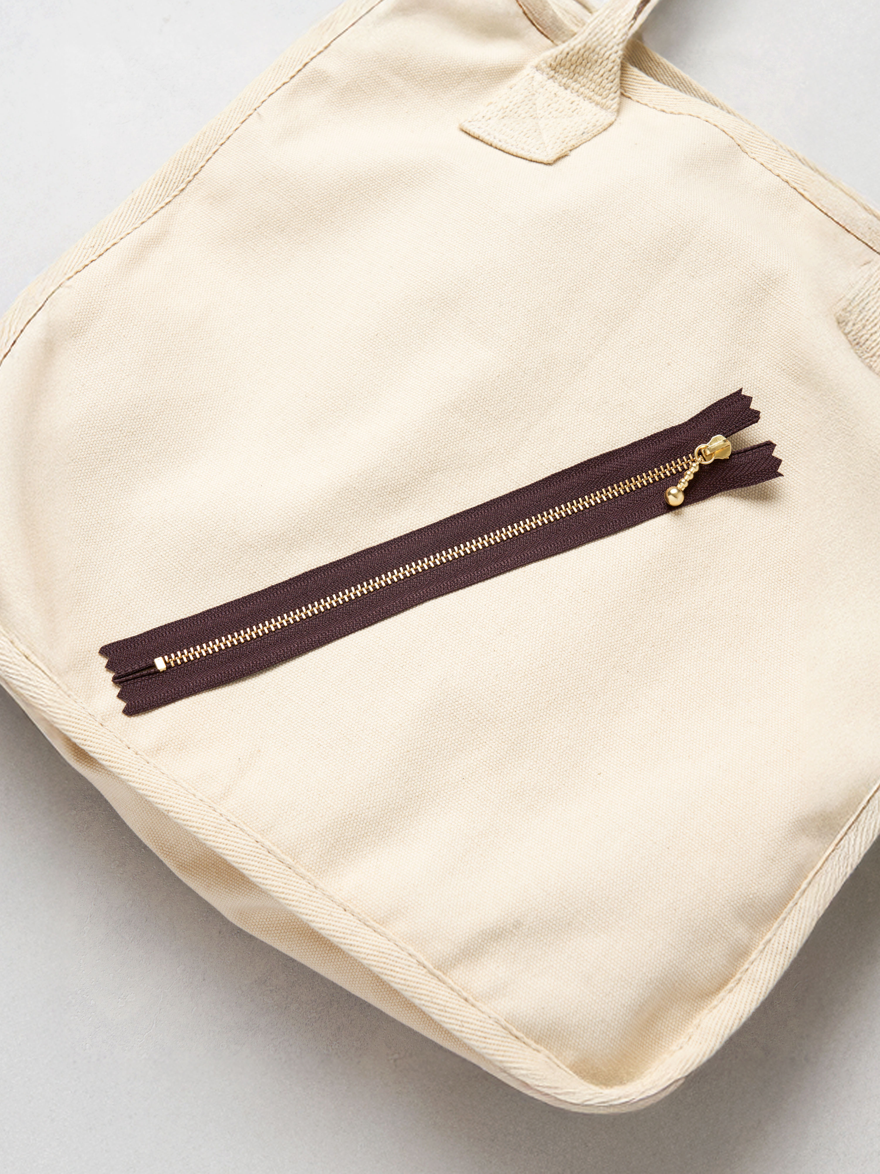 Японская золотая молния YKK 20 cm коричневая