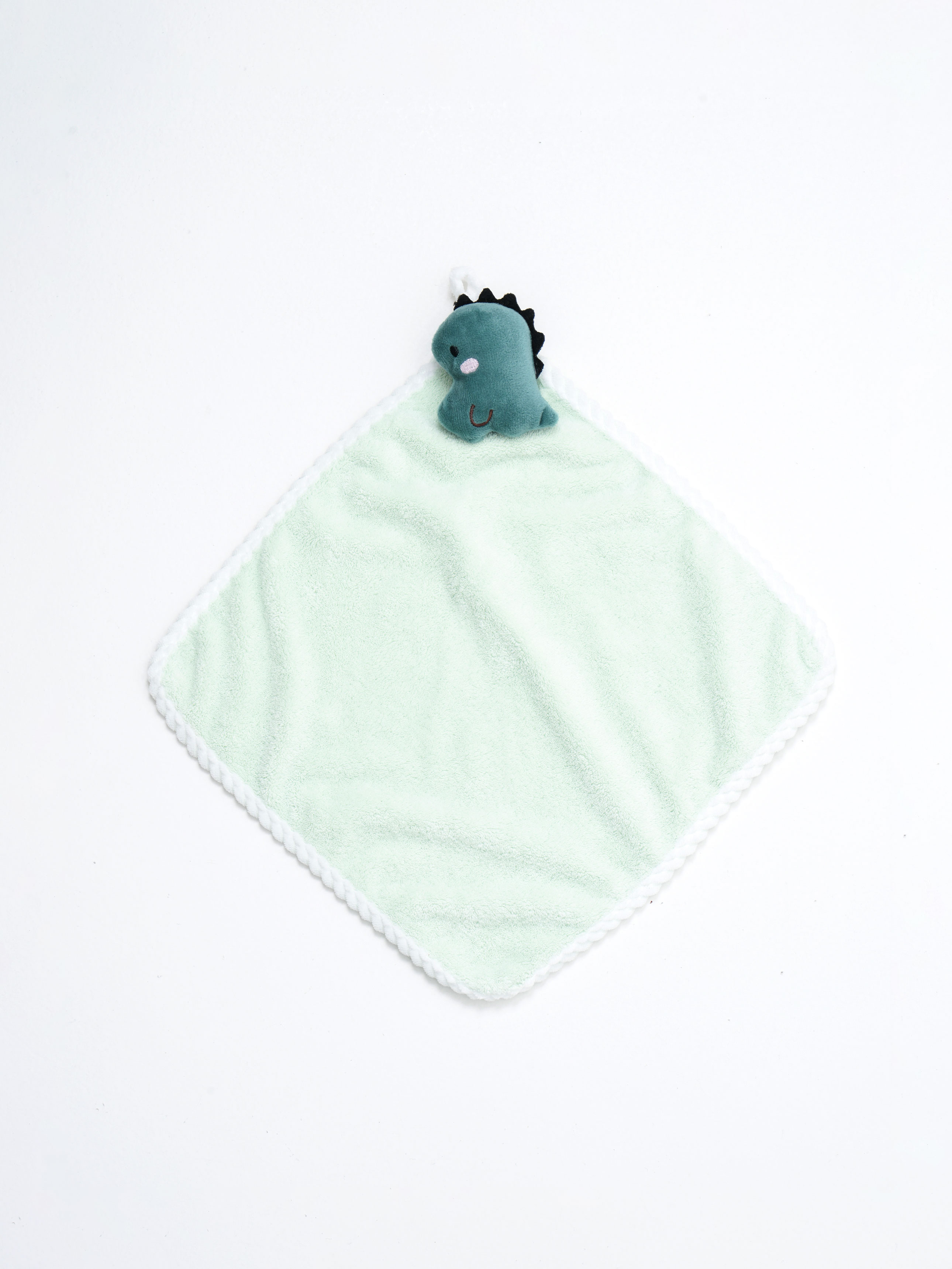 캐릭터 포인트 고리 핸드타월 30 X 30 cm 공룡