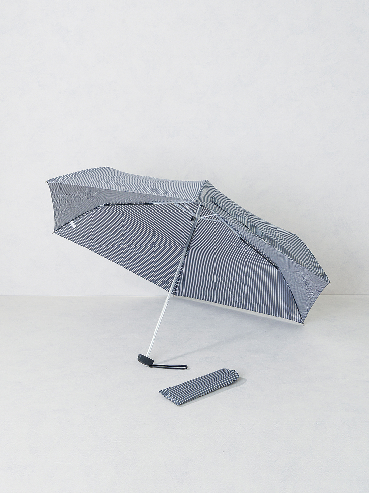 스트라이프 납작 3단 우산 6K 54 cm