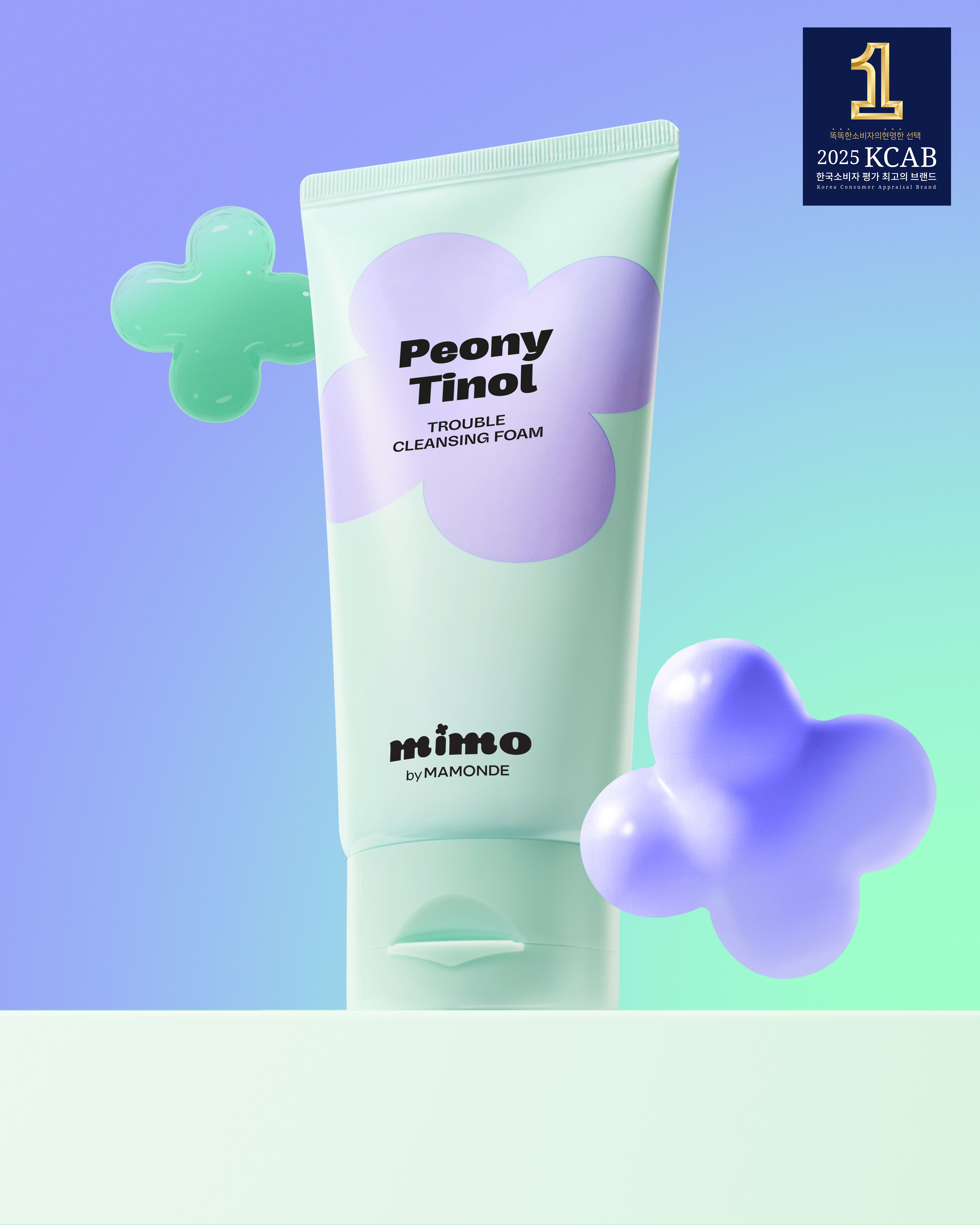 [약알칼리성폼] 미모 바이 마몽드 피어니-티놀 트러블 클렌징 폼 120 ml (아모레퍼시픽)