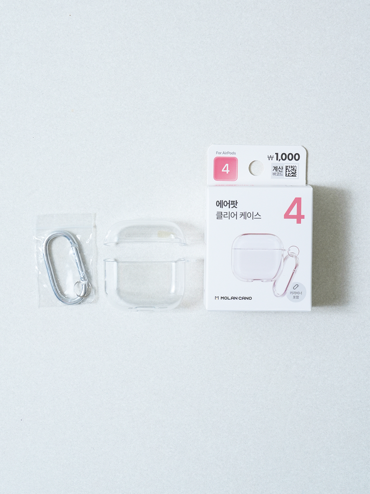 Жесткий чехол для AirPods 4