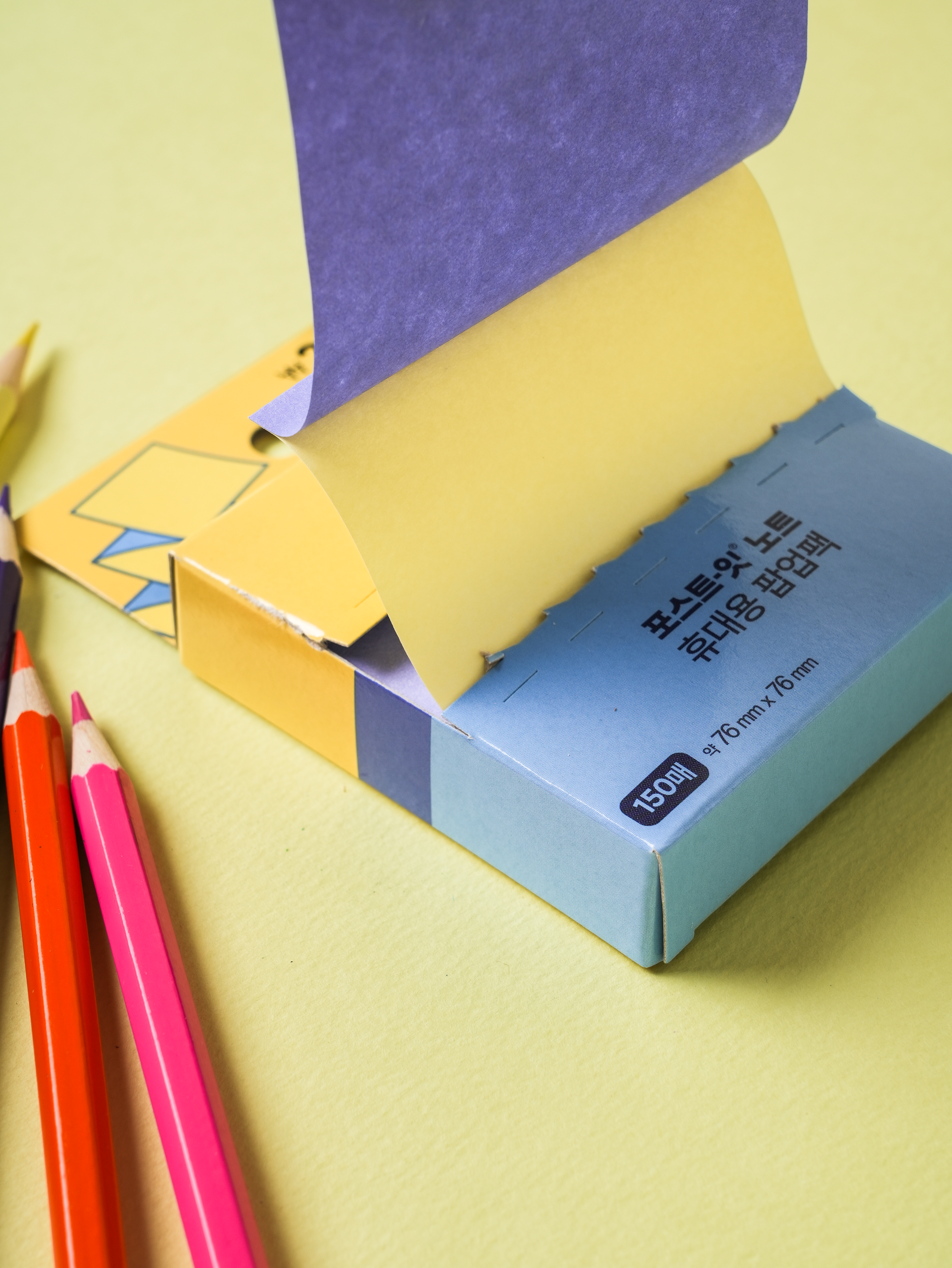 Блокнот 3M Post-it Pop-Up 76x76 мм 150 л. Желтый/Голубой