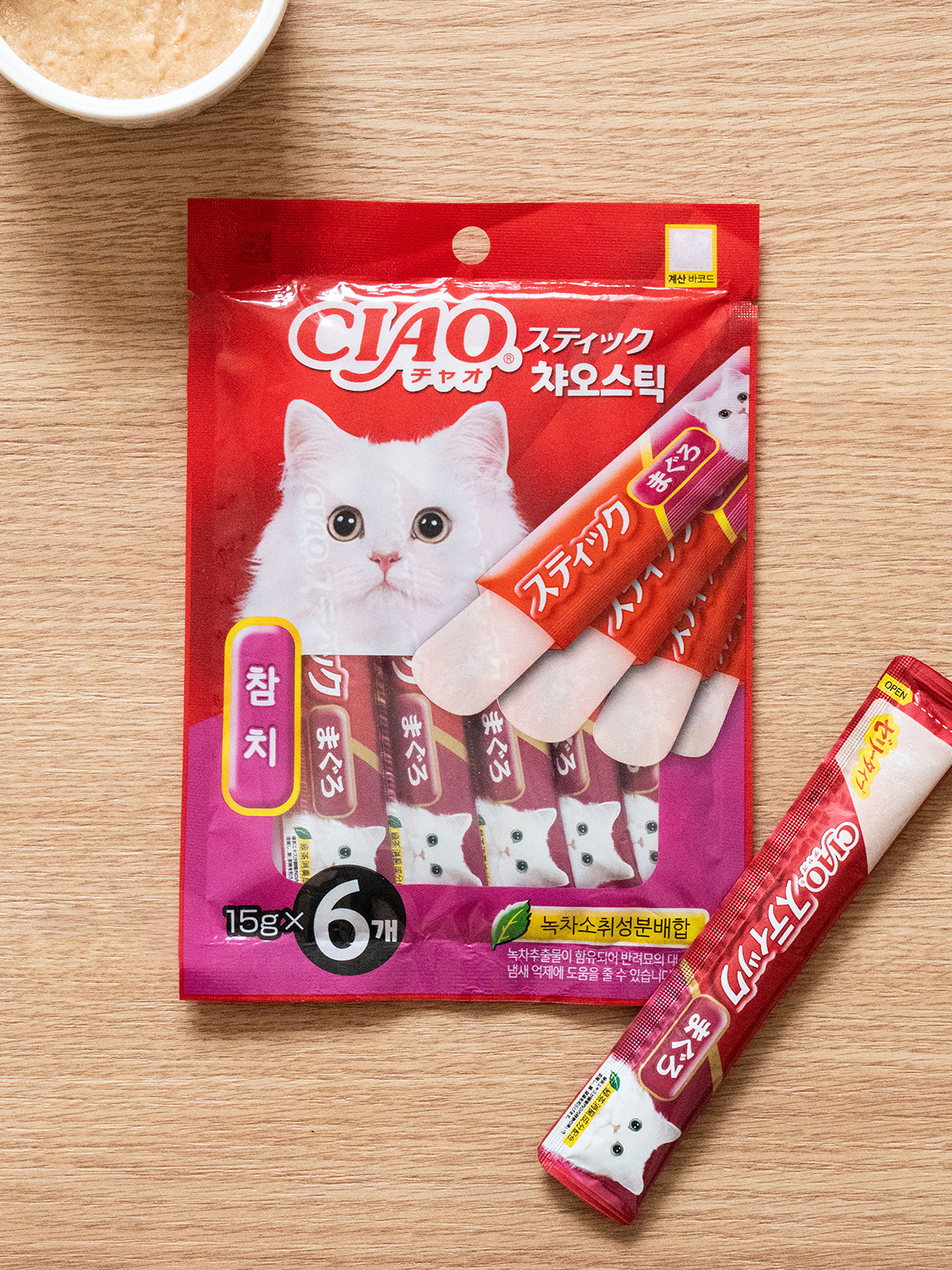 Лакомство Inaba Ciao Stick тунец 15 г х 6 шт