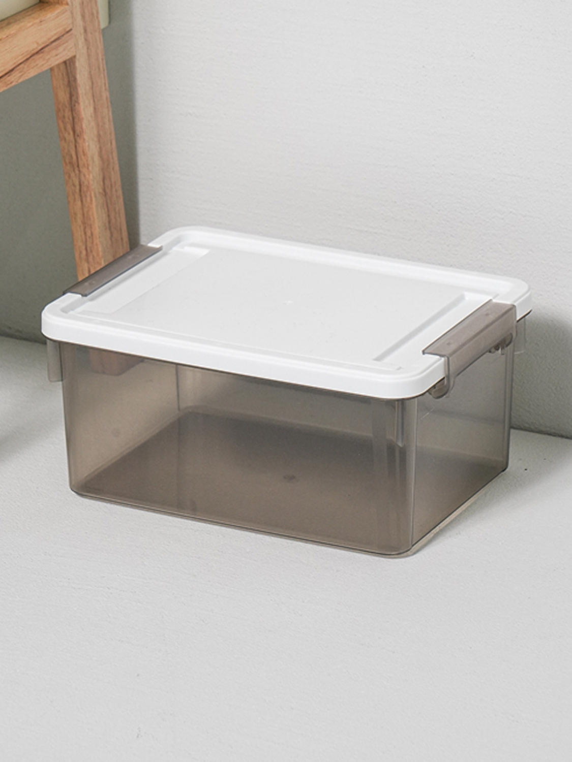 리빙 뚜껑 수납함 22 X 16 X 10 cm 소형