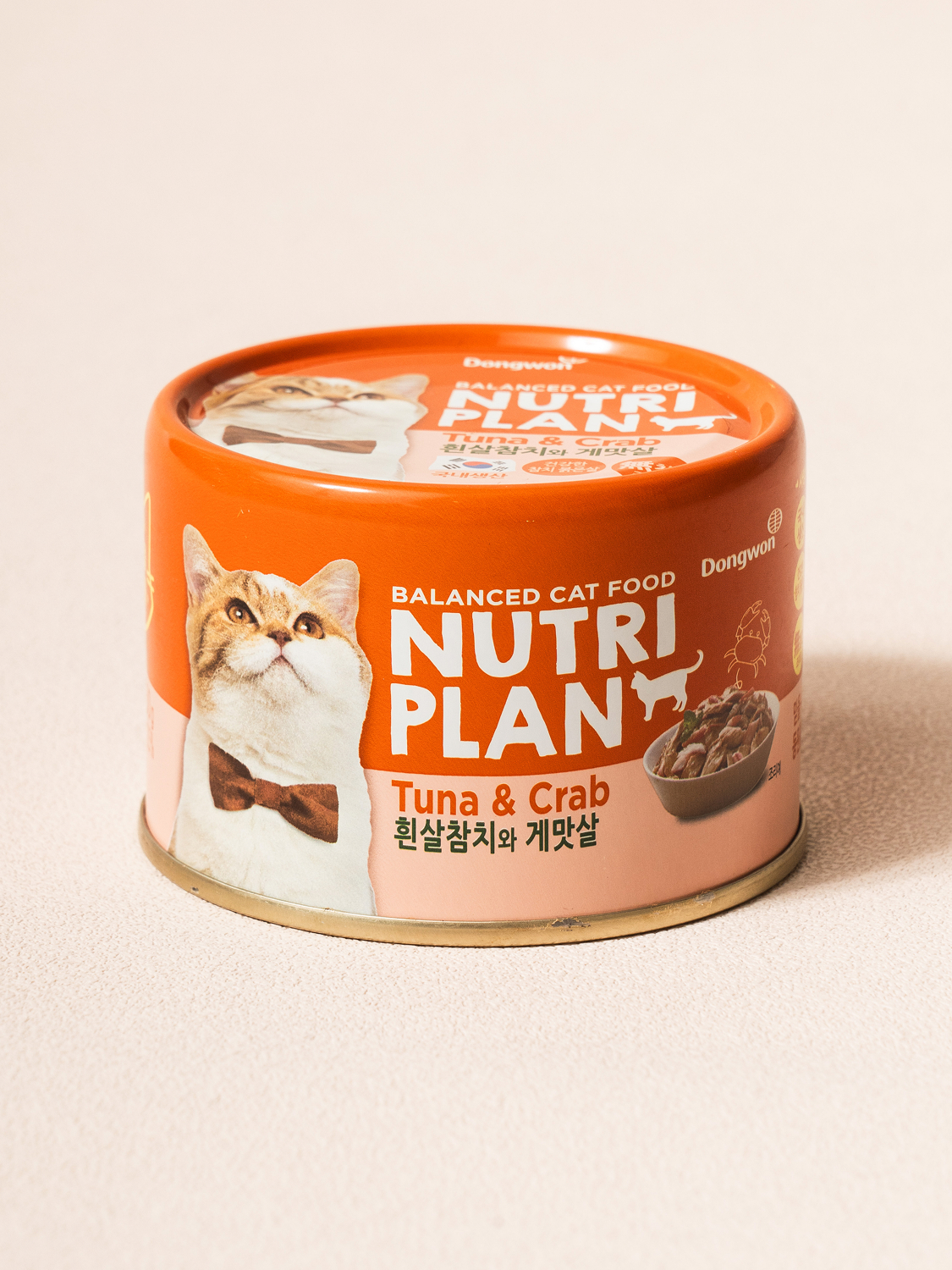 [Питомец] Dongwon Nutriplan тунец и краб 160 г