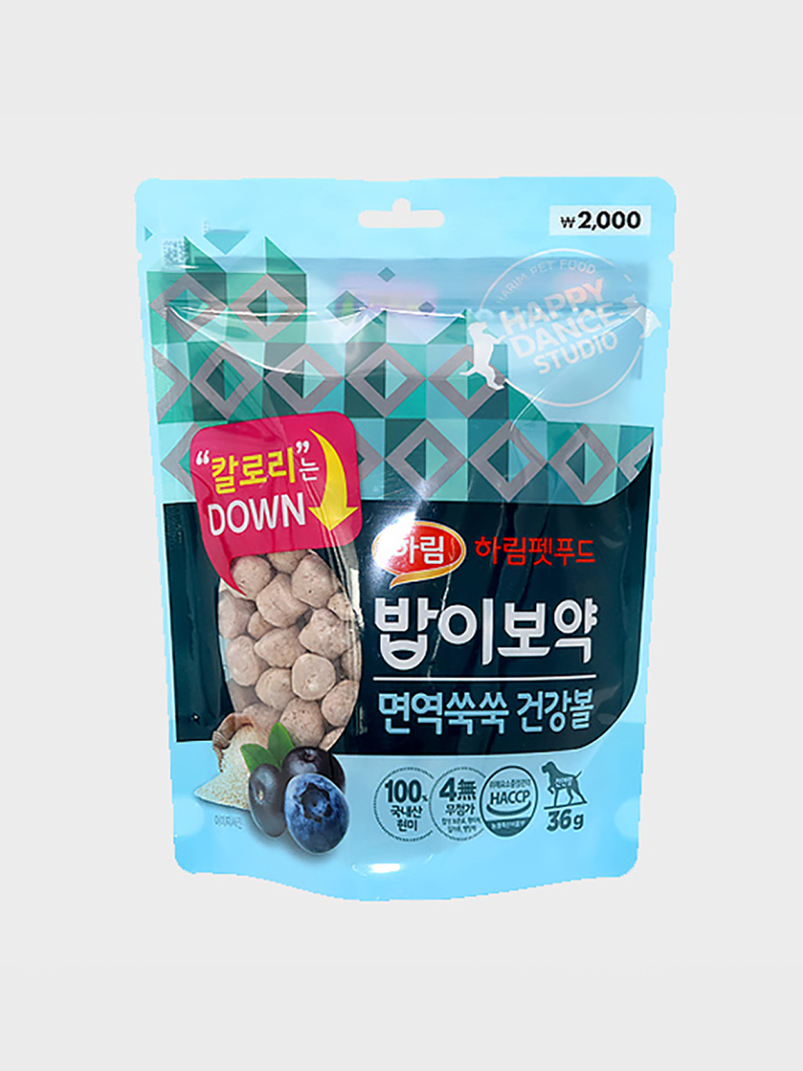 [펫] 밥이보약 면역쑥쑥 건강볼 36 g
