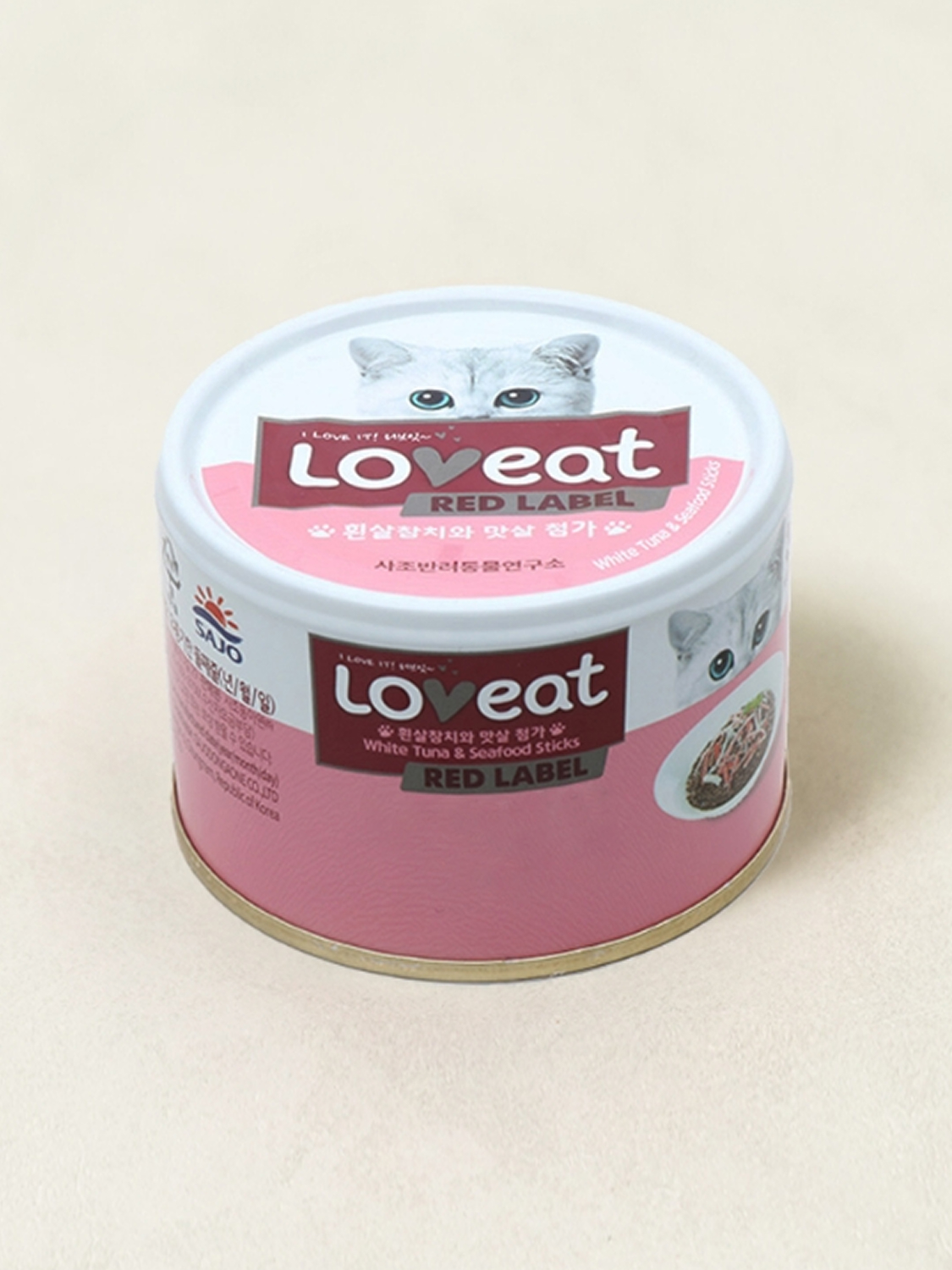 [펫] 사조 러브잇 흰살 참치와 연어 160g