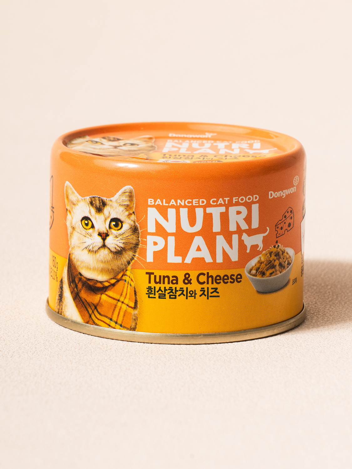 [Пэт] Dongwon Nutriplan Тунец и сыр 160 г