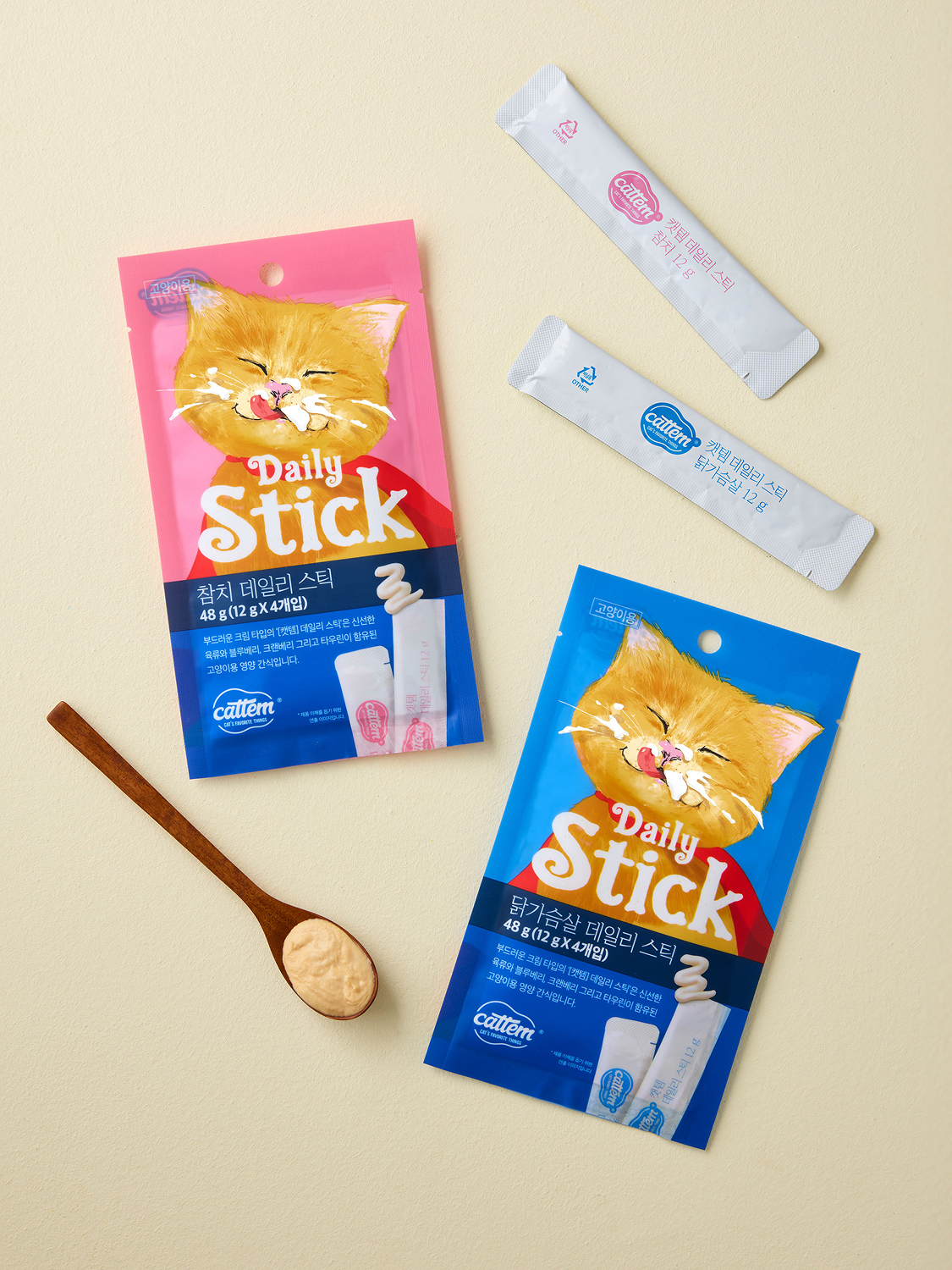 [Пэт] Лакомство Cattem Daily Stick тунец 12 g 4 шт.