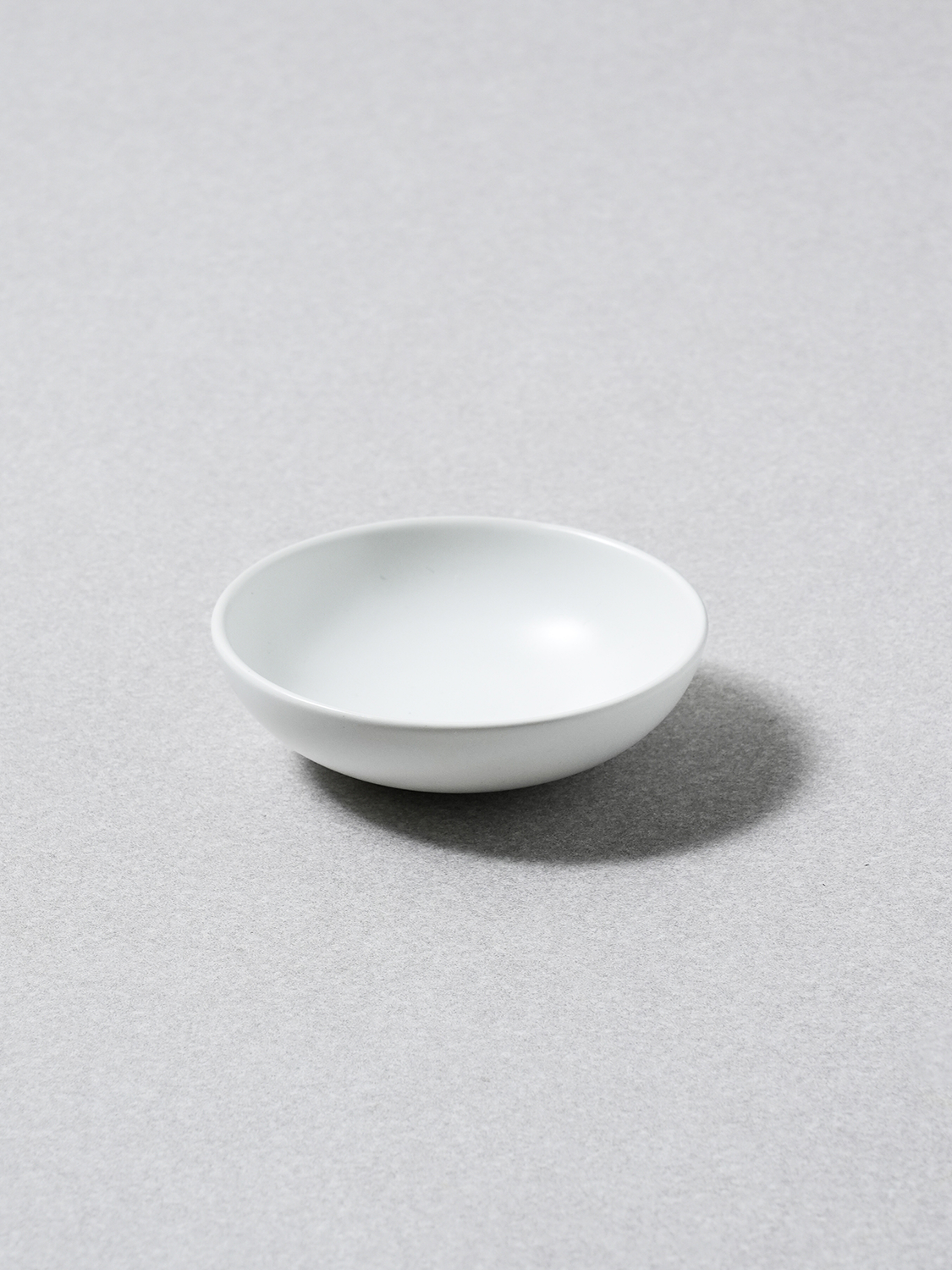 심플 원형 미니 종지 8 cm 화이트