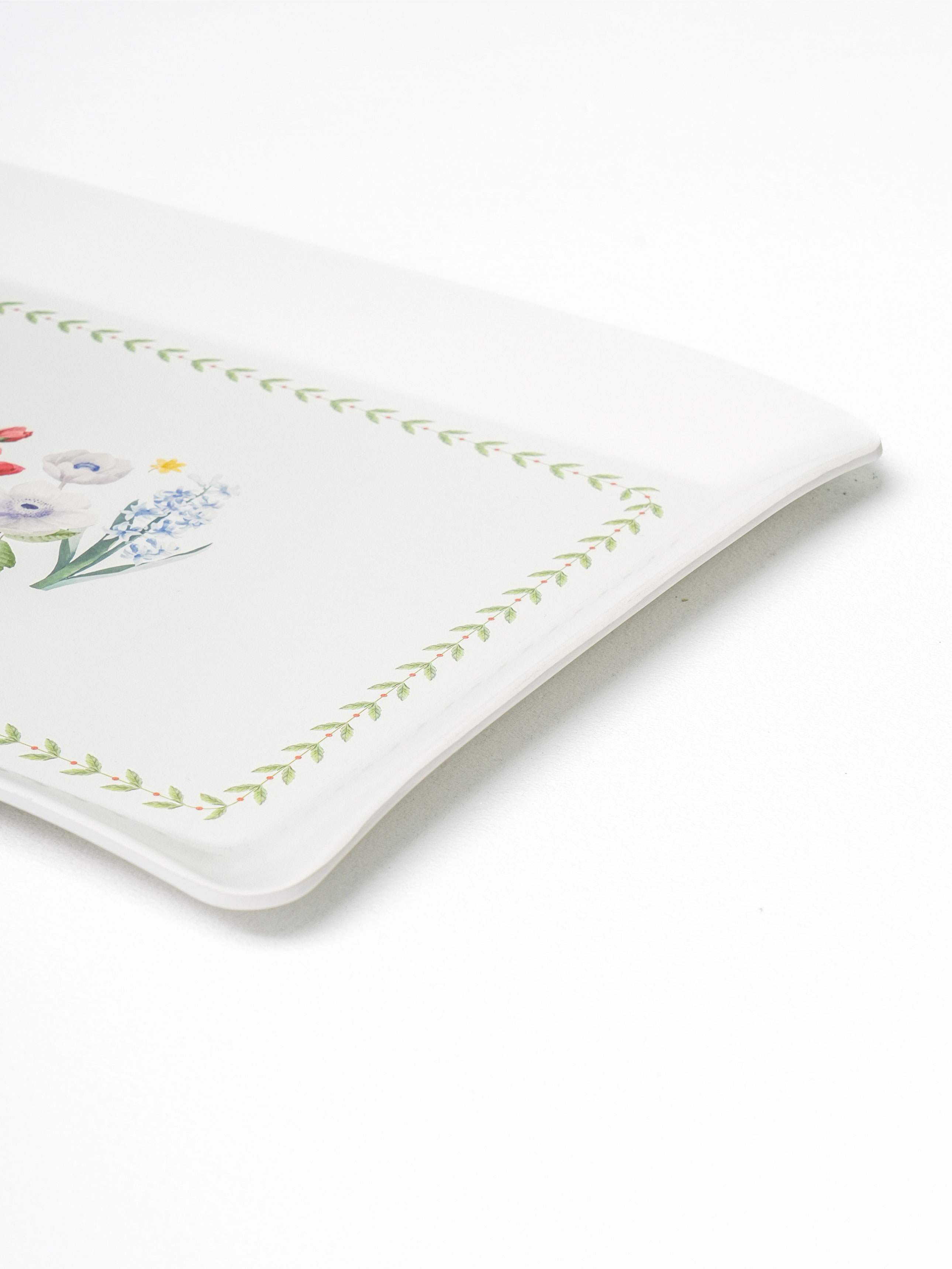 Титановый поднос Цветок 40 X 27 cm