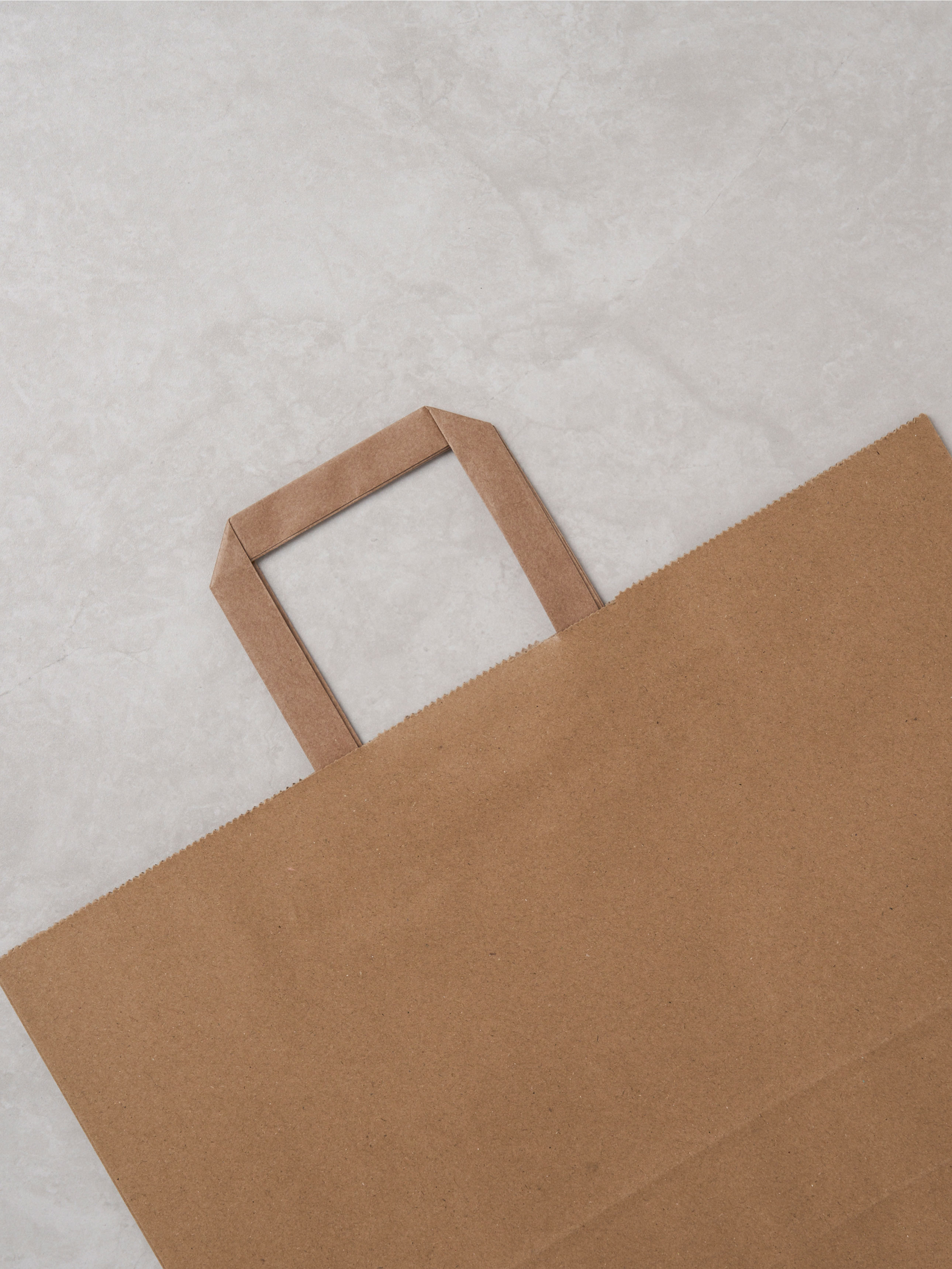 크라프트 가로형 쇼핑백 36 X 26 X 9 cm 4매입