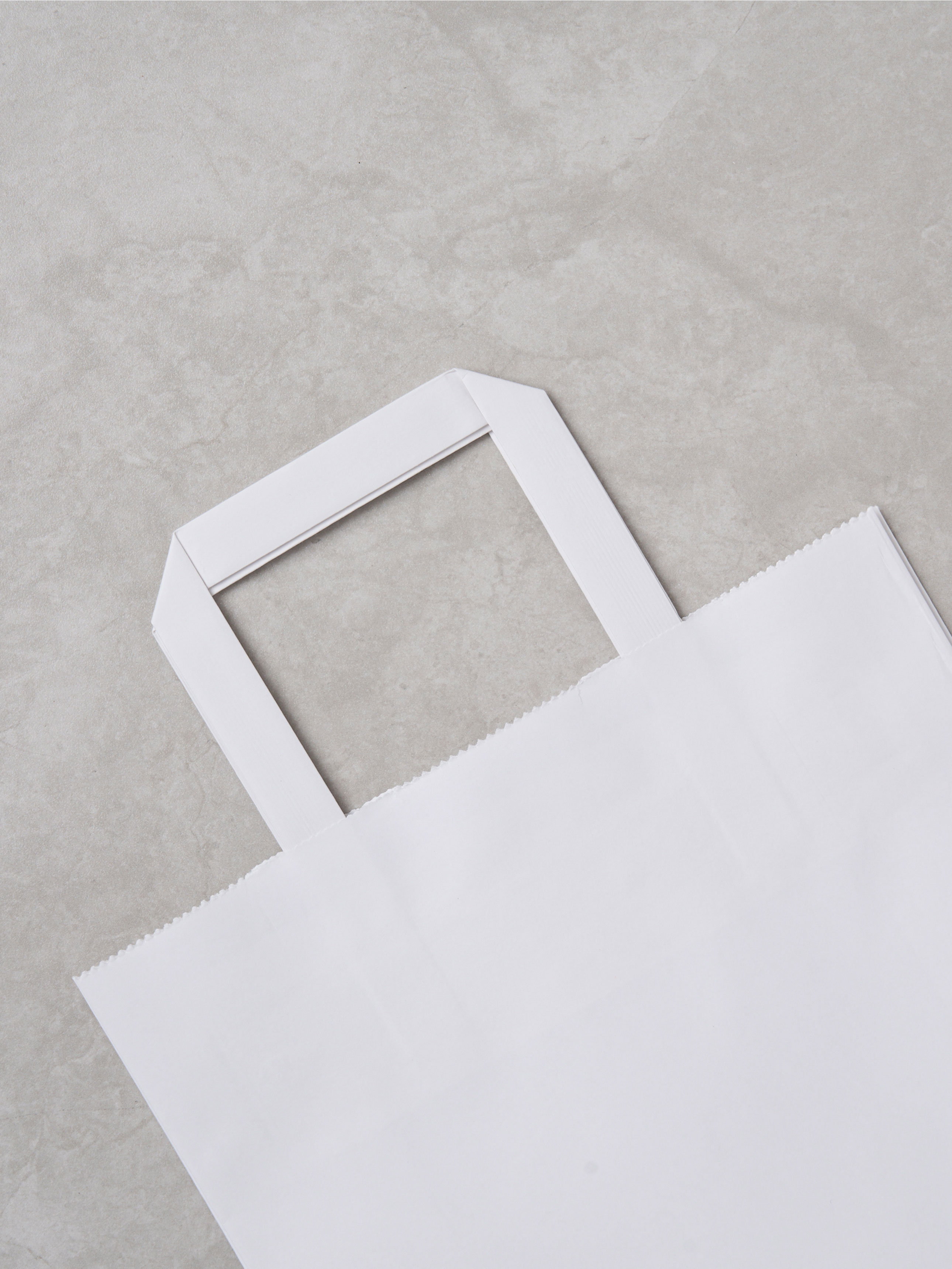 화이트 크라프트 쇼핑백 22 X 28 X 9 cm 5매입