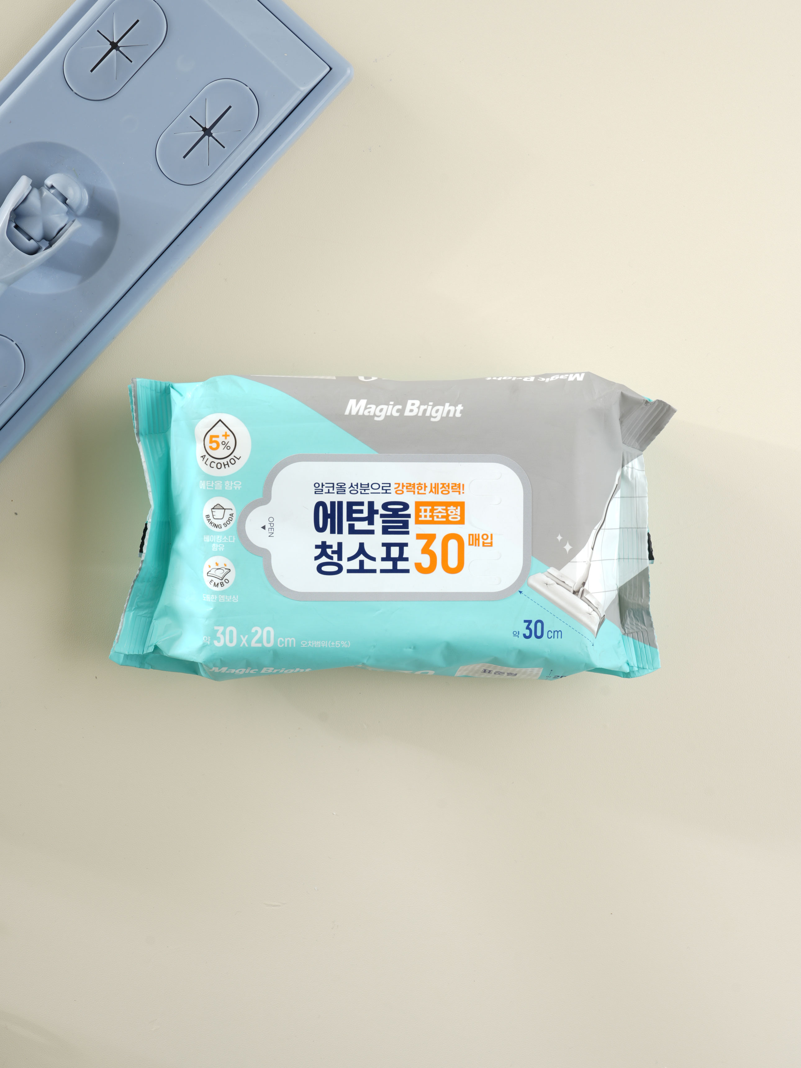 매직브라이트 에탄올 청소포 20 X 30 cm 30매입