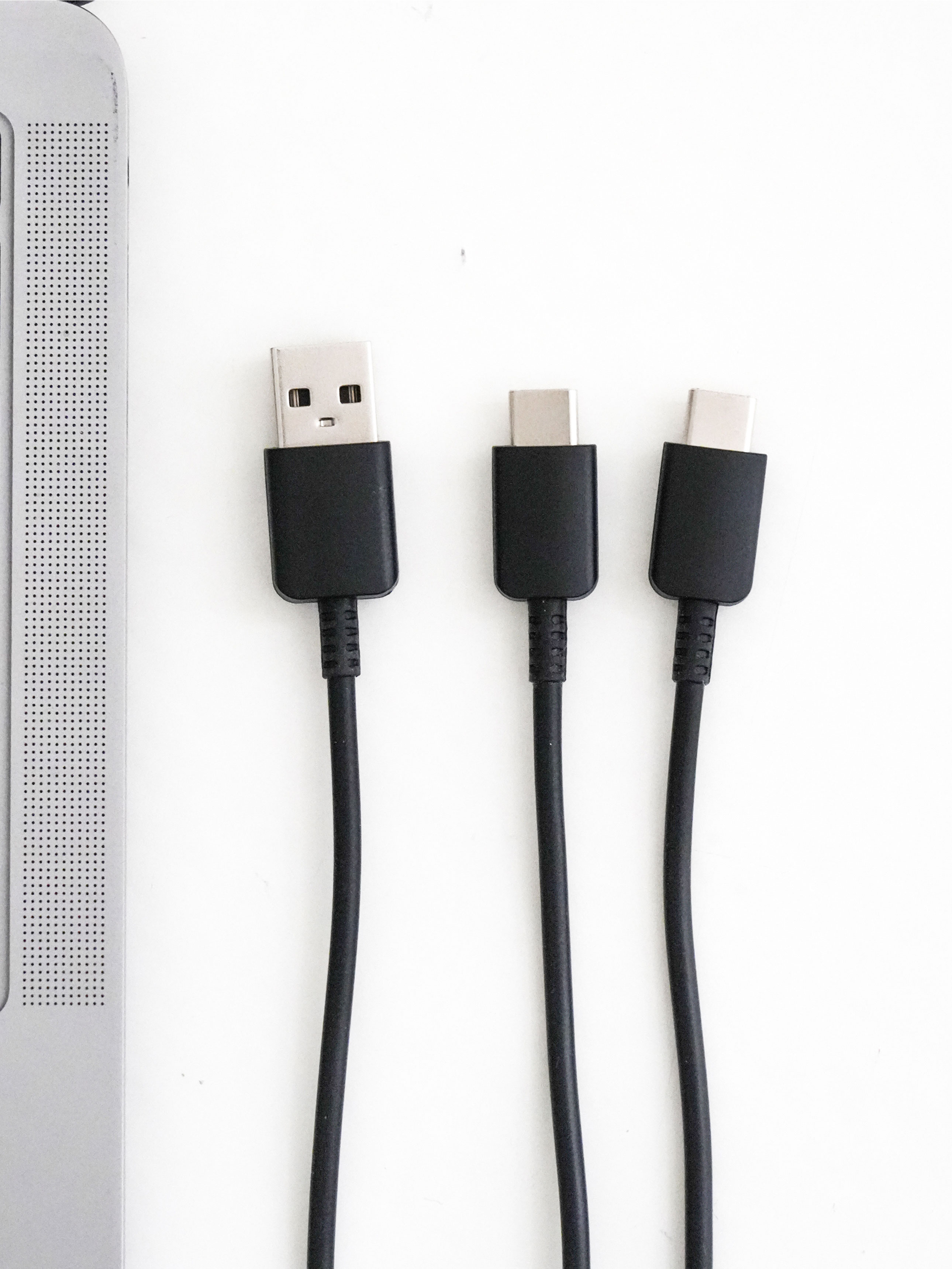 KSD 2in1 멀티 케이블 USB A to C,C  1.2 m 블랙