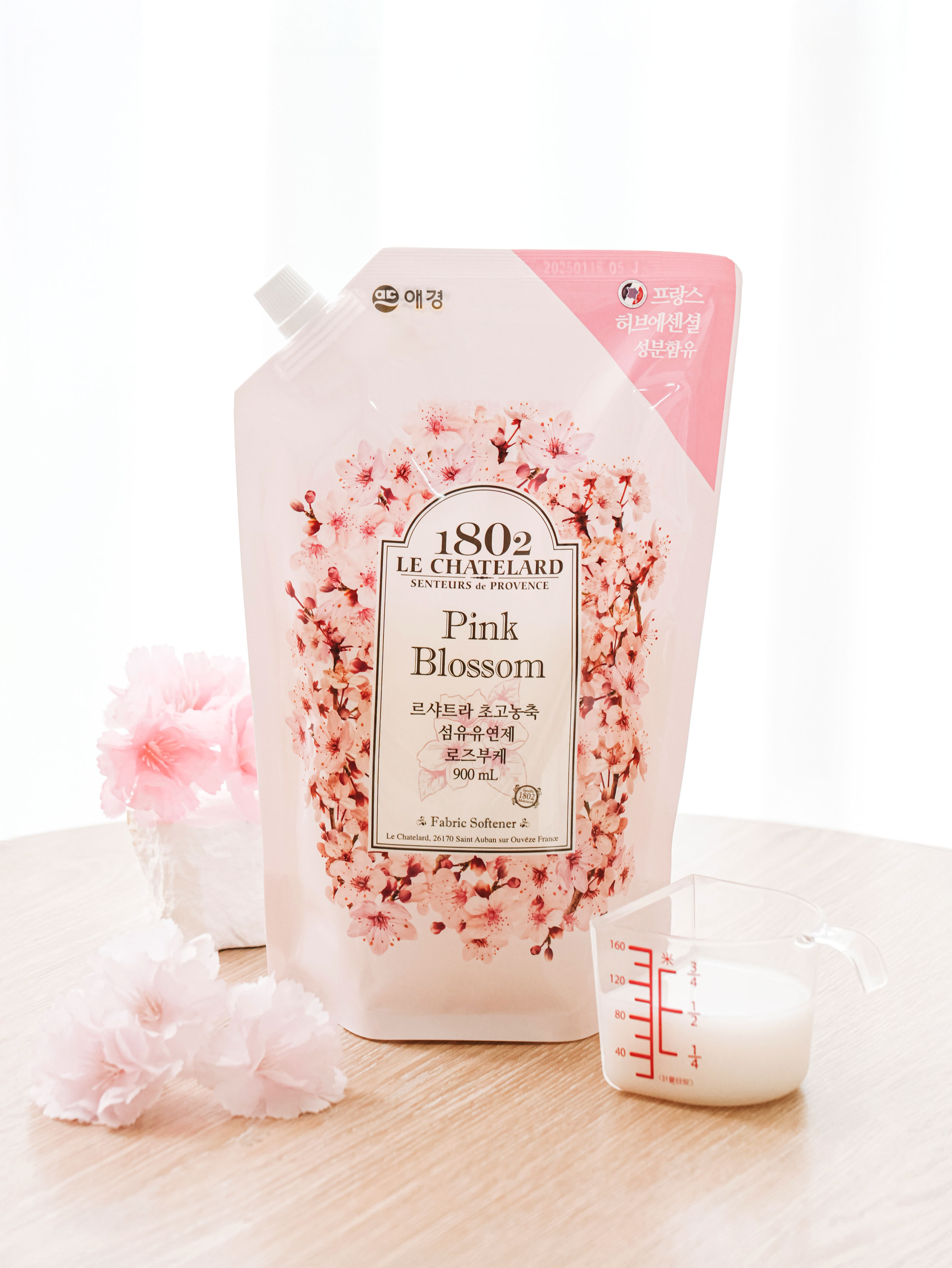 르샤트라 고농축 섬유 유연제 900 ml 핑크블라썸 향
