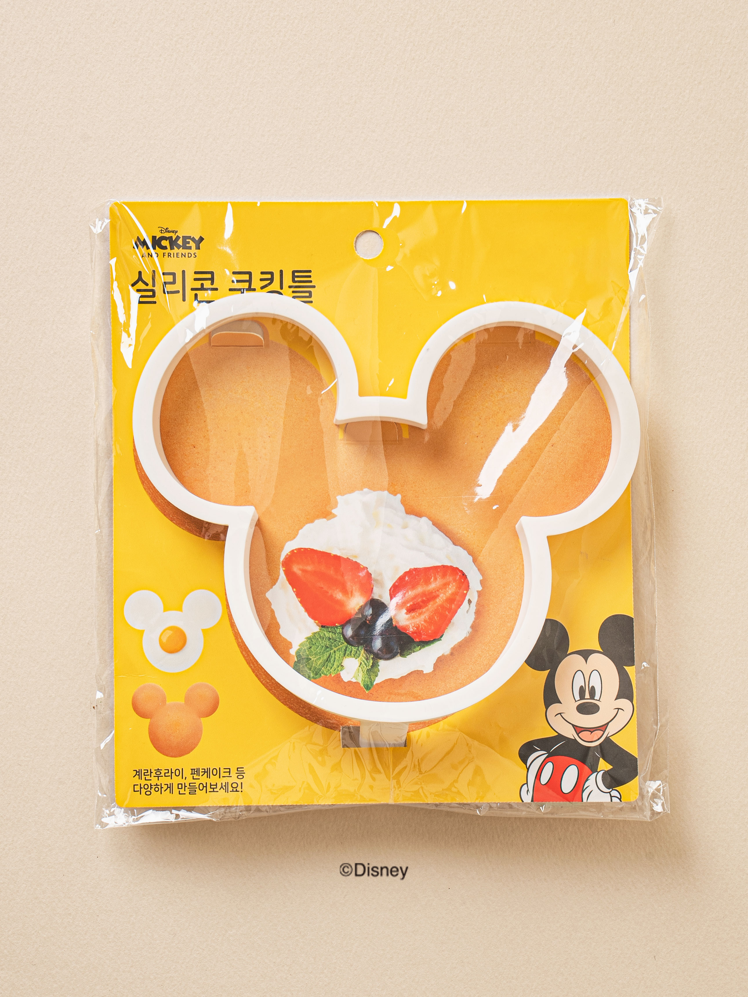 디즈니 미키프렌즈 실리콘 쿠키 틀 미키
