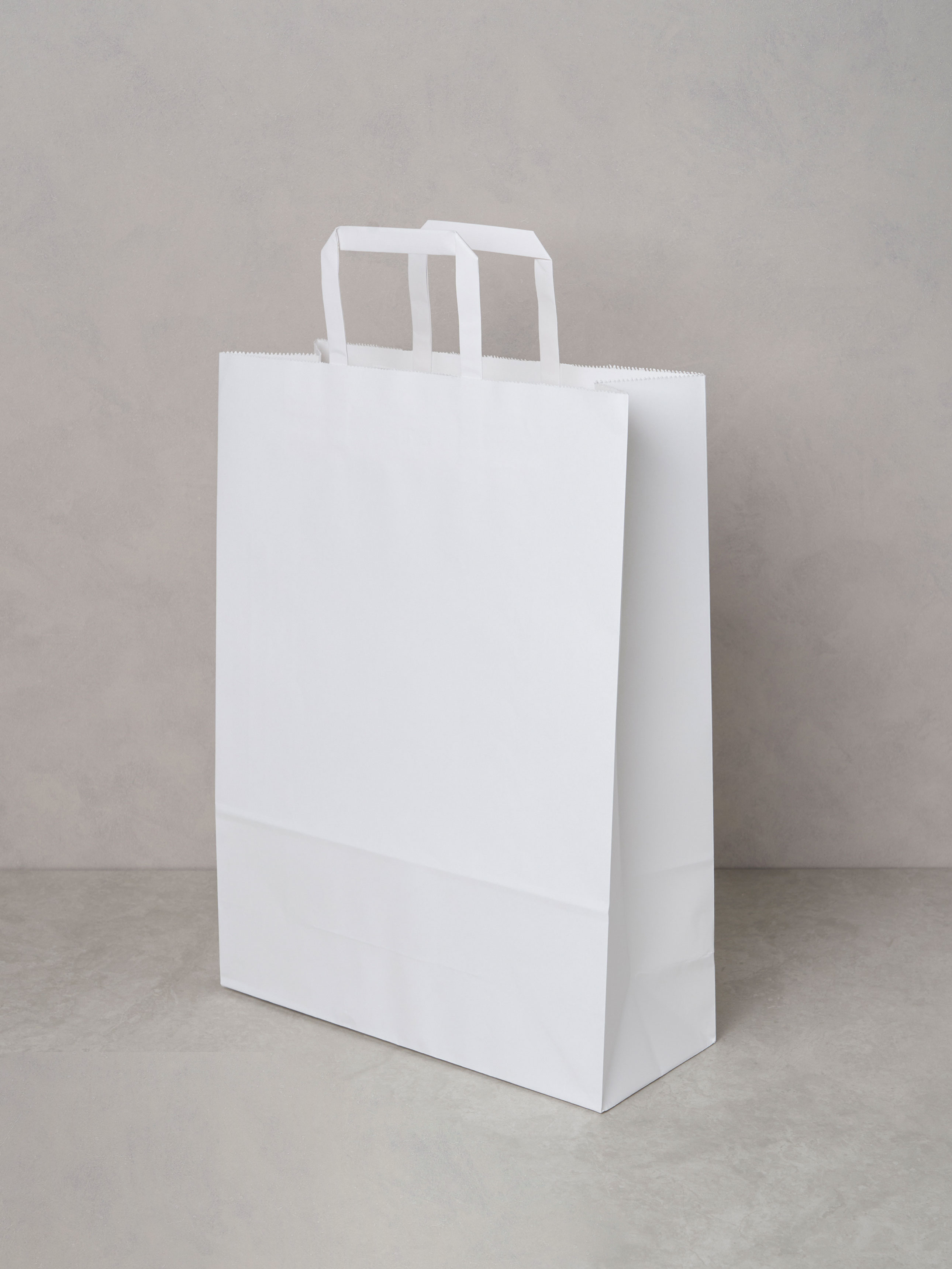 화이트 크라프트 쇼핑백 31 X 42 X 12.5 cm 3매입