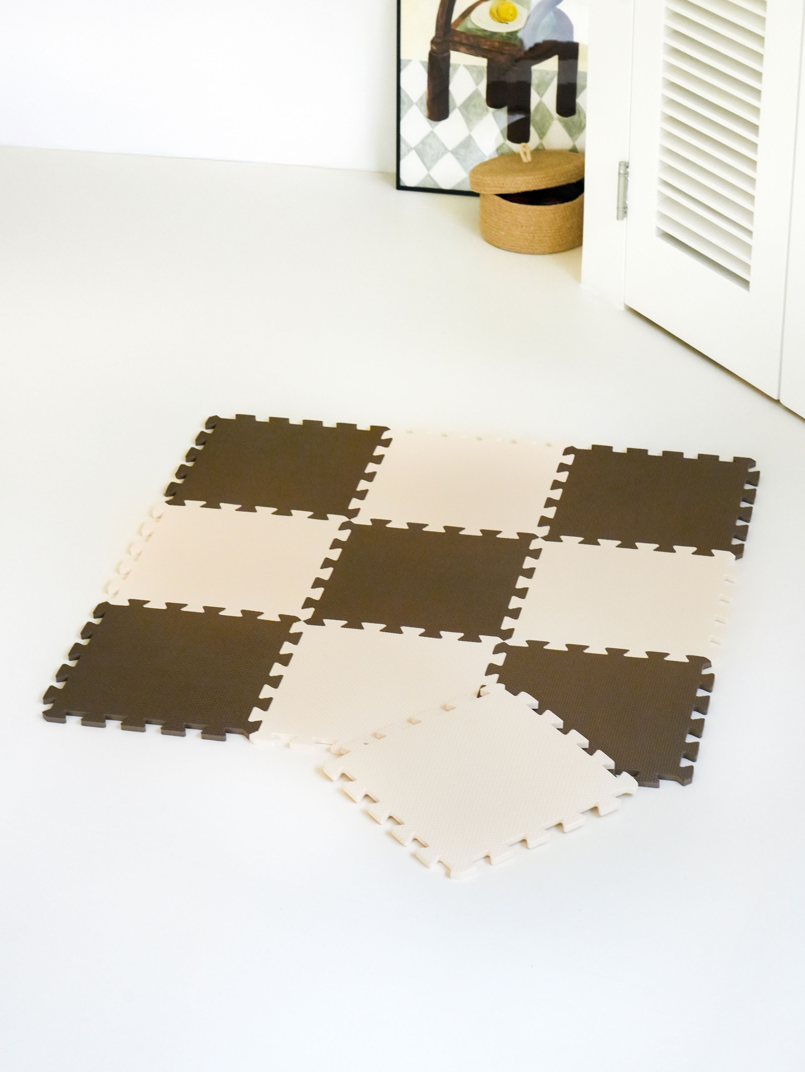 단색 퍼즐 매트 30 X 30 X 1 cm 10개입