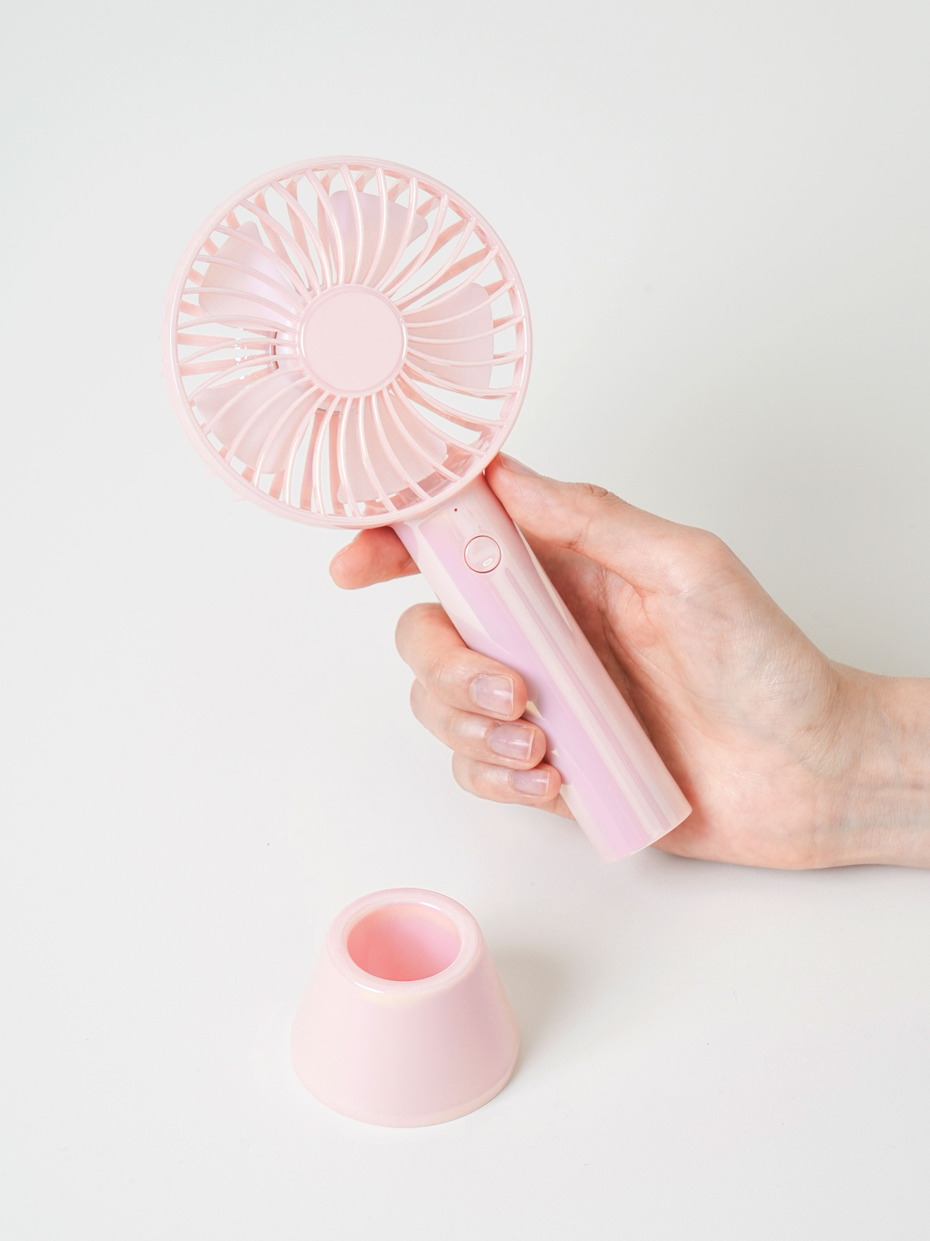 오로라 핸디 선풍기 핑크