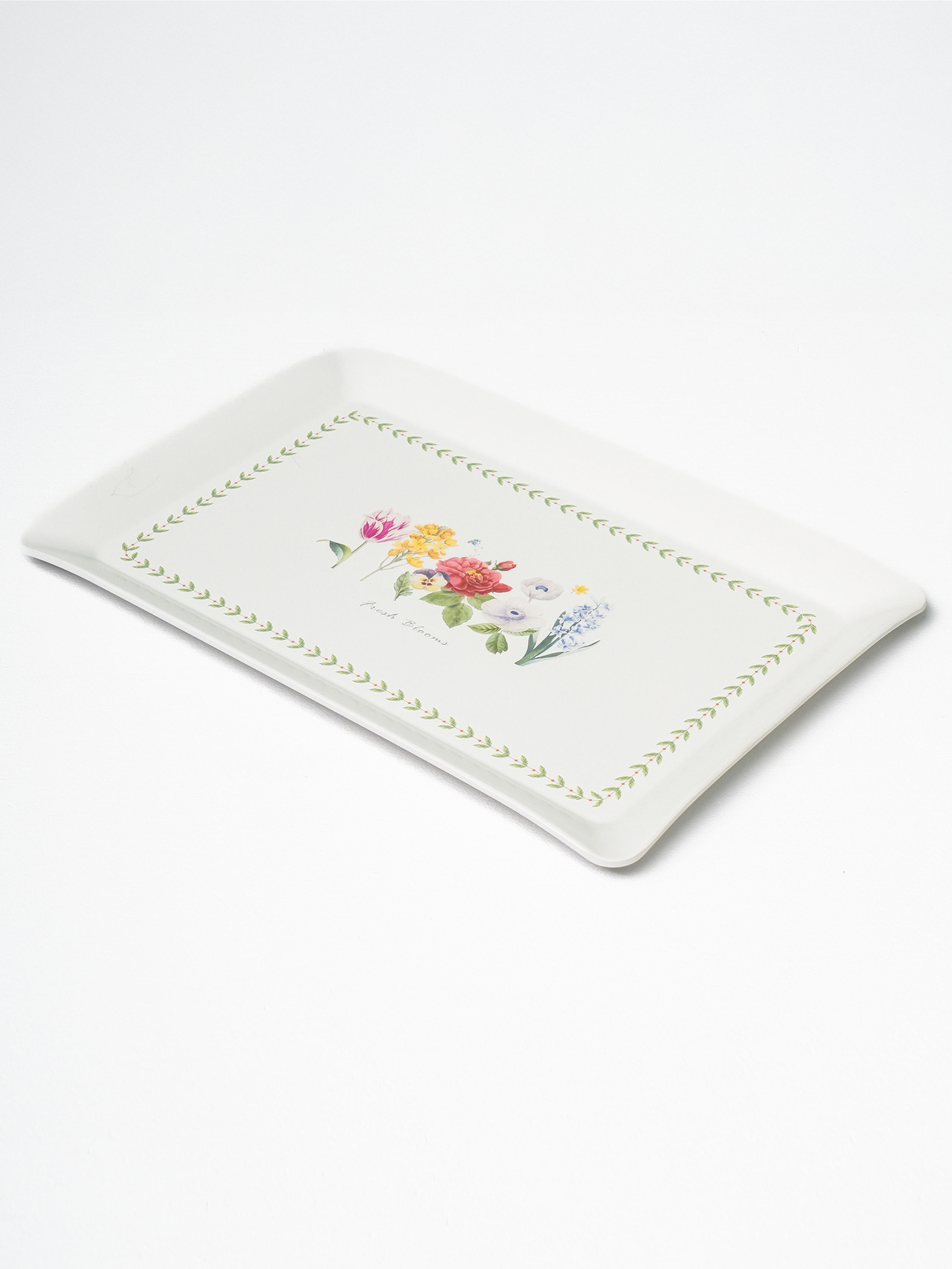 Титановый поднос Цветок 40 X 27 cm