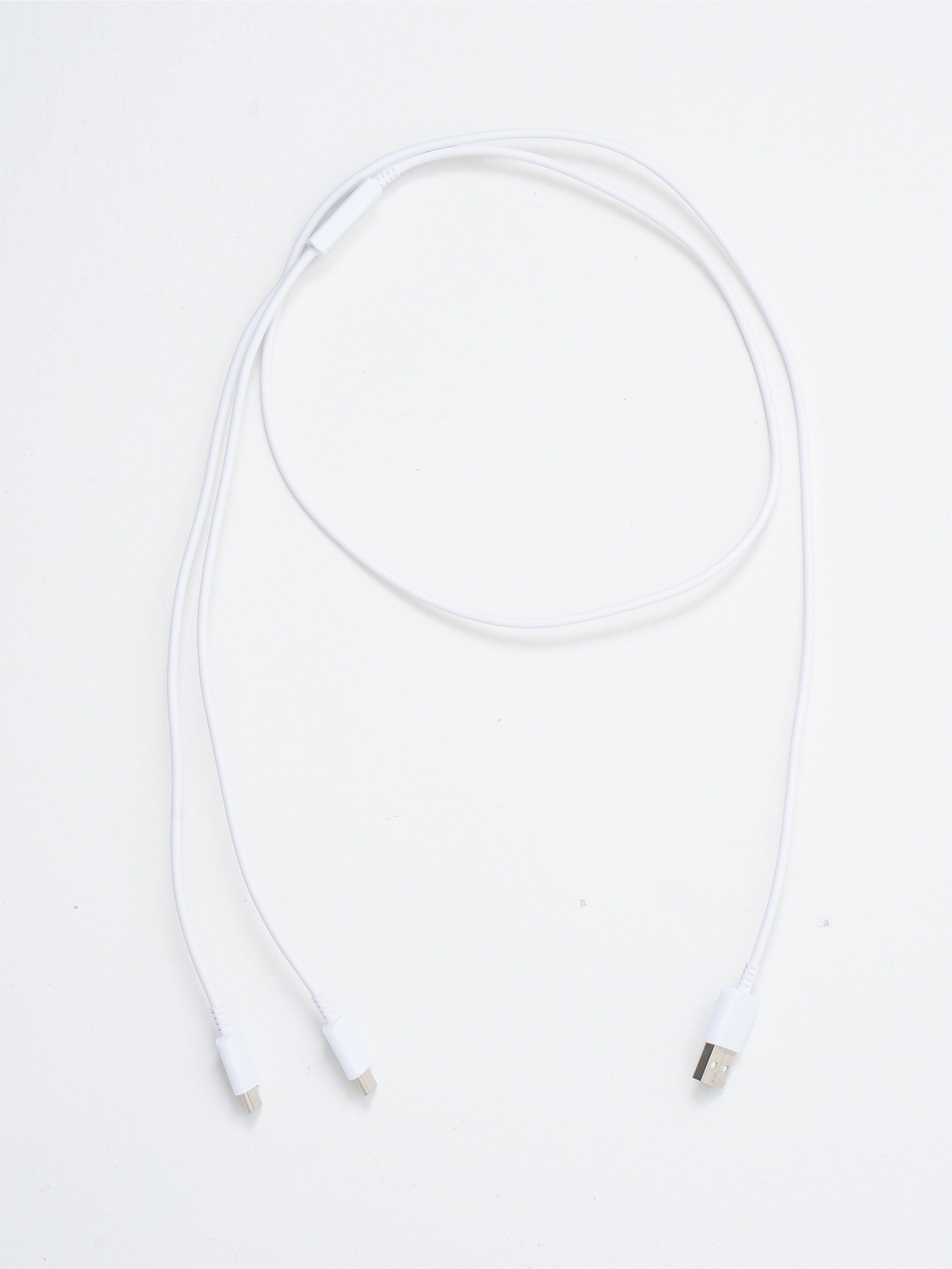 KSD 2in1 멀티 케이블 USB A to C,C 1.2 m 화이트