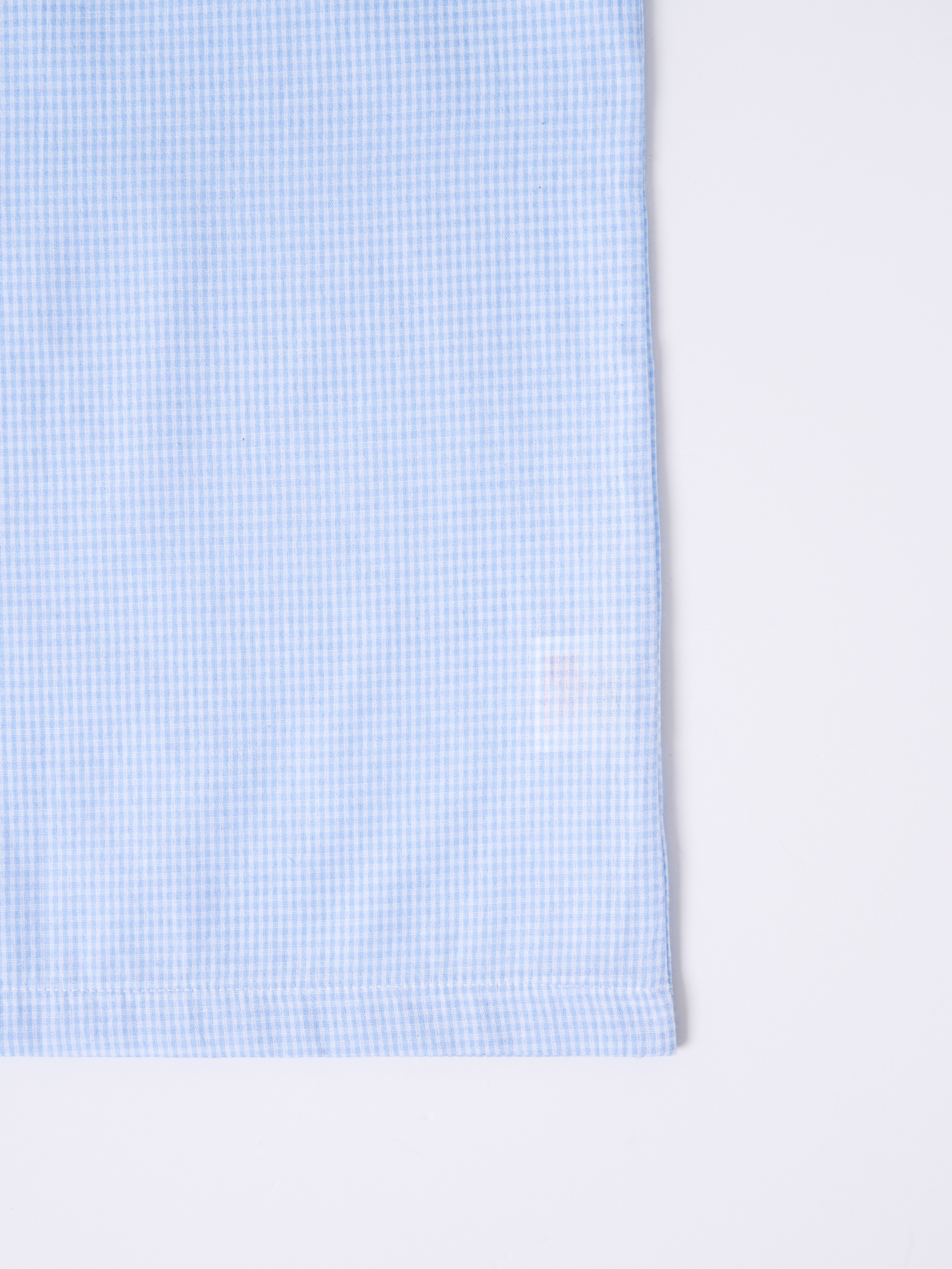 코튼 혼방 홈웨어 노카라 반팔 상의 M/L/XL 블루