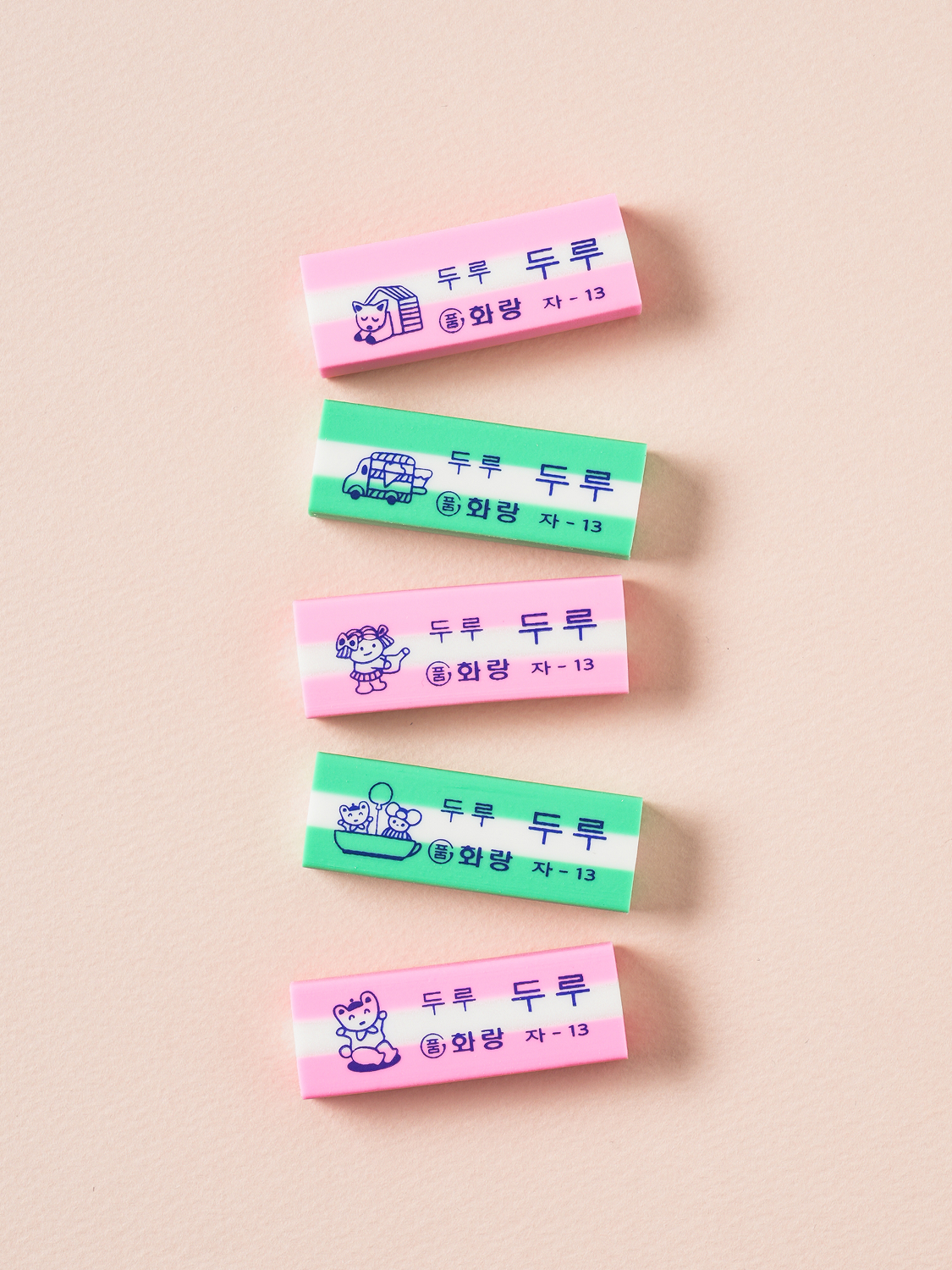 화랑 오리지널 두루두루 지우개 5개입