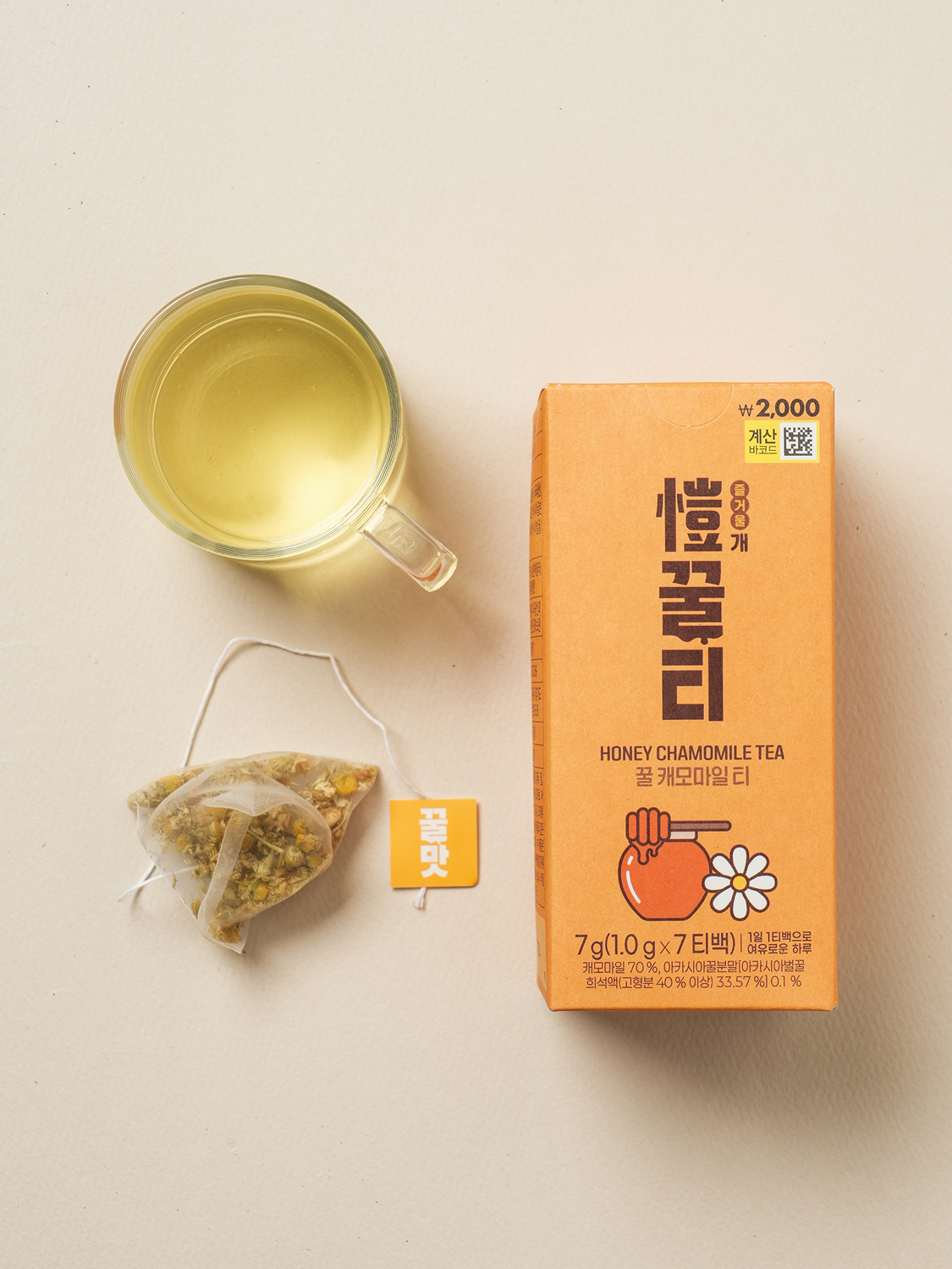 꿀 캐모마일 티 1 g X 7개입