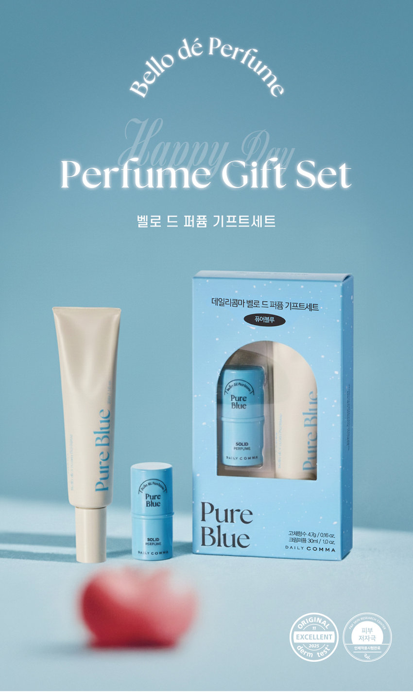 Bello de Perfume Perfume Gift Set Bello de Perfume Gift Set Daily Comma Bello de Perfume Gift Set Pure Blue Pure Bli Blue Blue Pure SOLID FUTURE Pure NU COMMA Pure Blue Pure Experience Water 42g/1.46-oz SOLO Blue Cream Use 30ml/1.0-oz -(AP.B DAILY COMMA c 0 won ORIGINAL Skin Excellent Low-irritation Derm Test Inse Operation Test Clinic 2025 Stick Solid Perfume