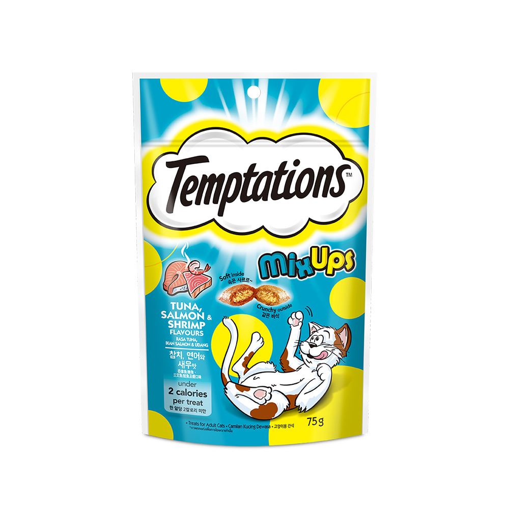 [Pet] Temptation Mixups тунец, лосось, креветка 75 г
