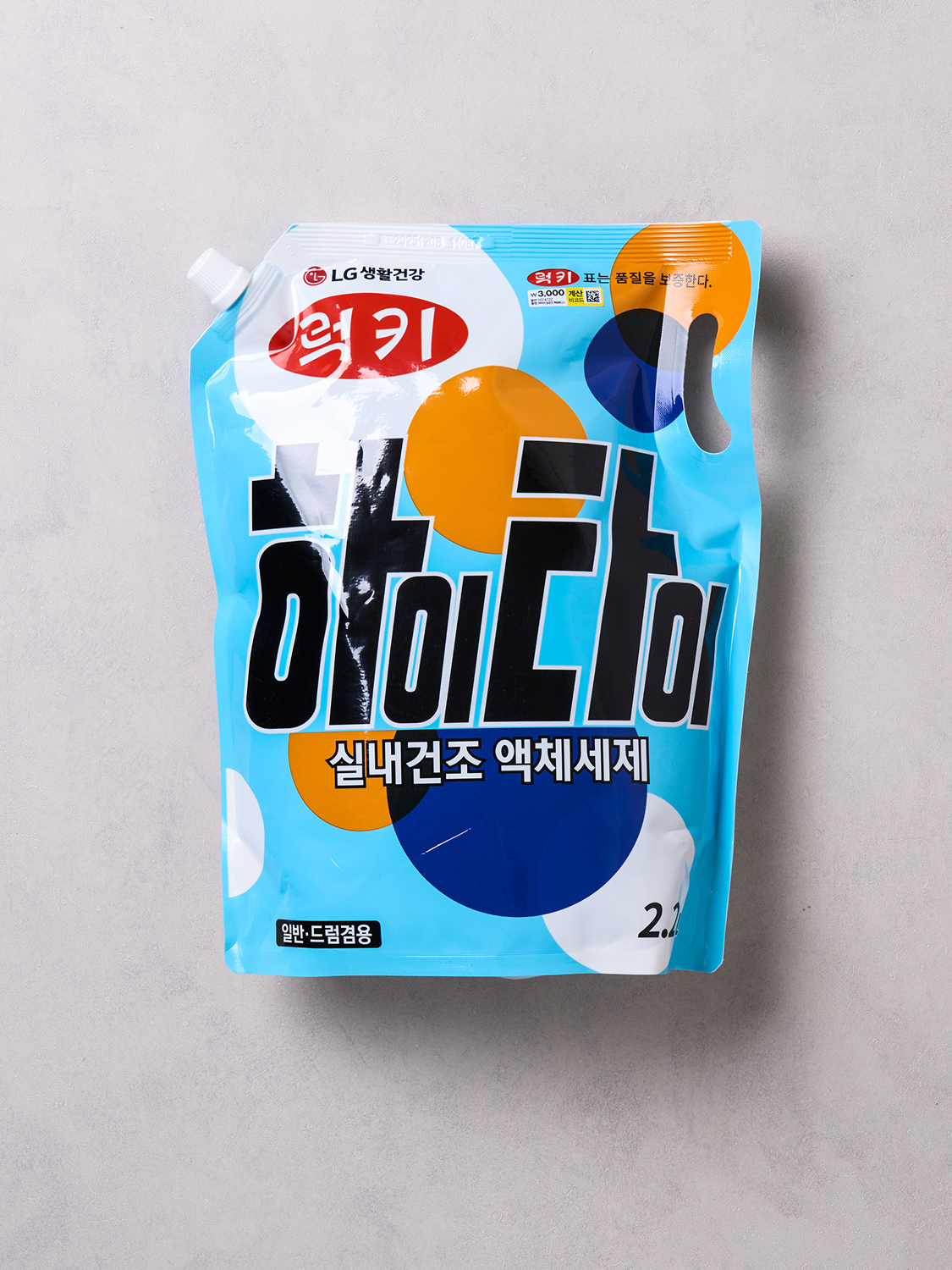 하이타이 실내 건조 액체 세제 2.2 L (일반/드럼 겸용)