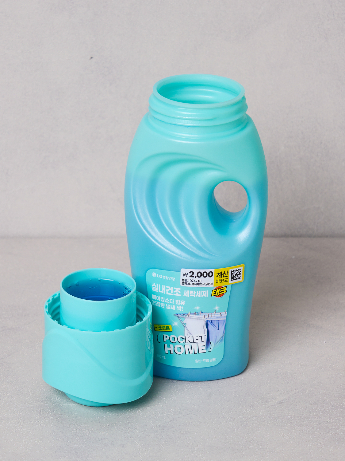 테크 세탁 세제 200 ml 실내건조 (일반/드럼 겸용)
