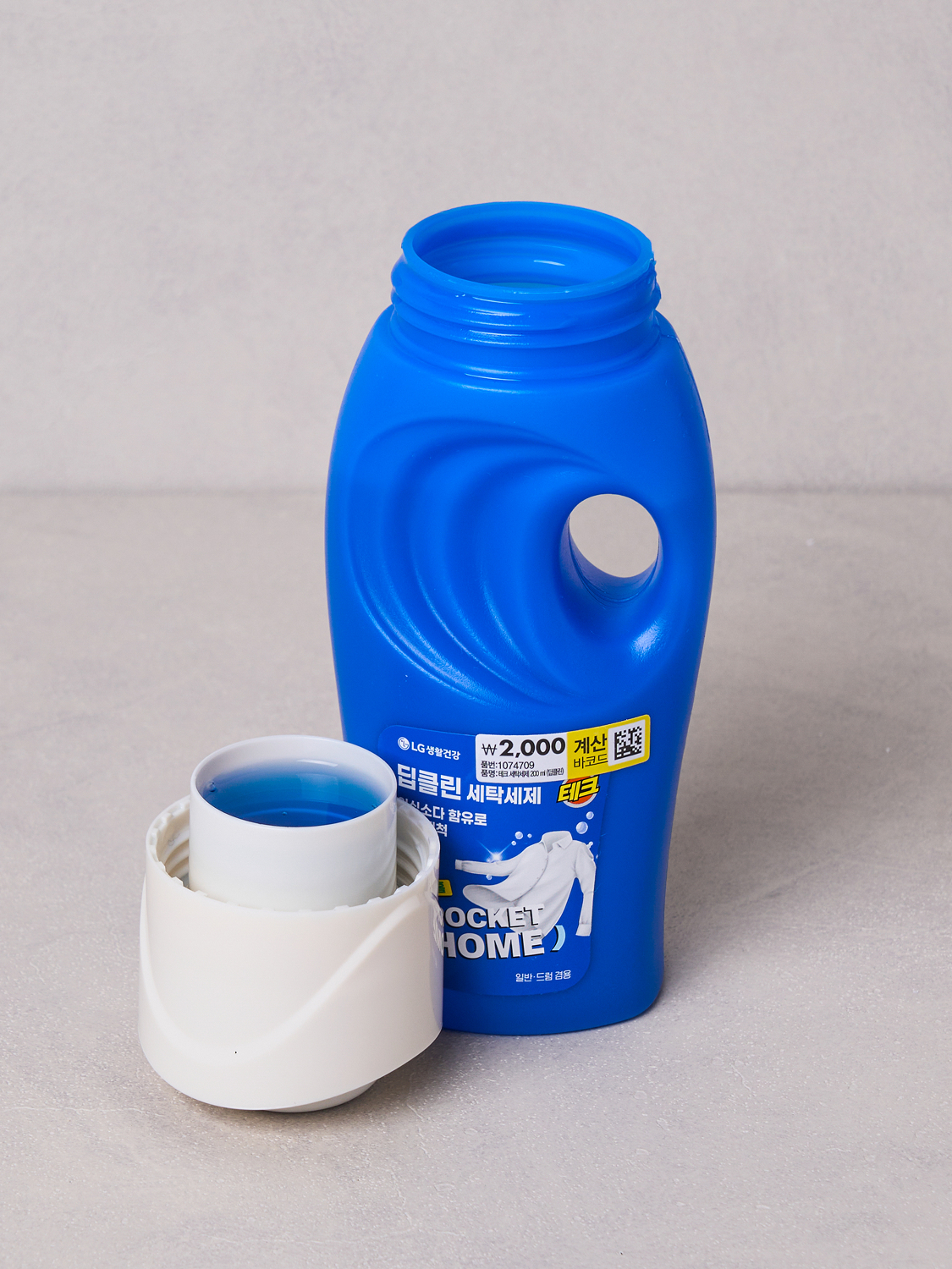 테크 세탁 세제 200 ml 딥클린 (일반/드럼 겸용)