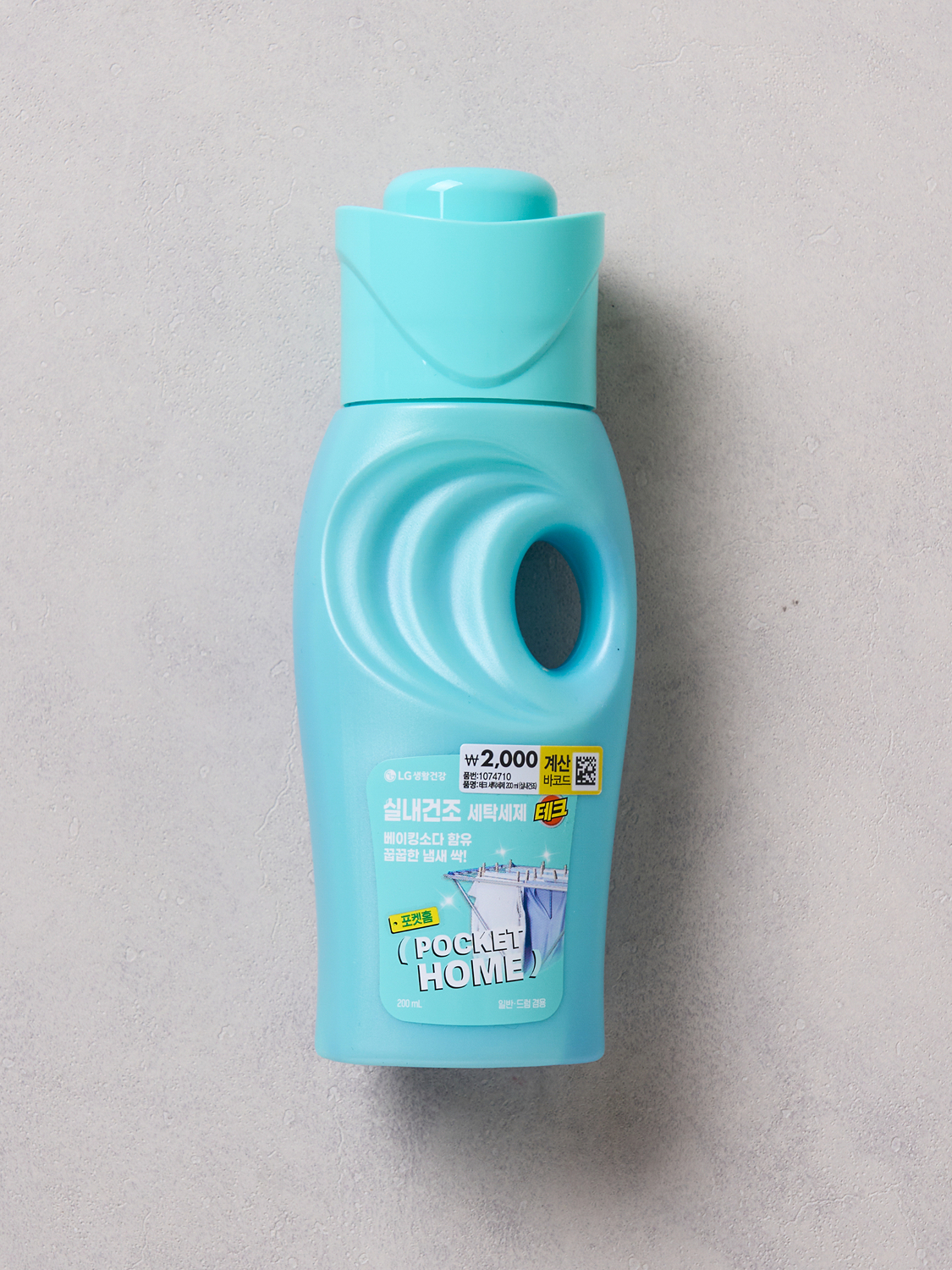 테크 세탁 세제 200 ml 실내건조 (일반/드럼 겸용)