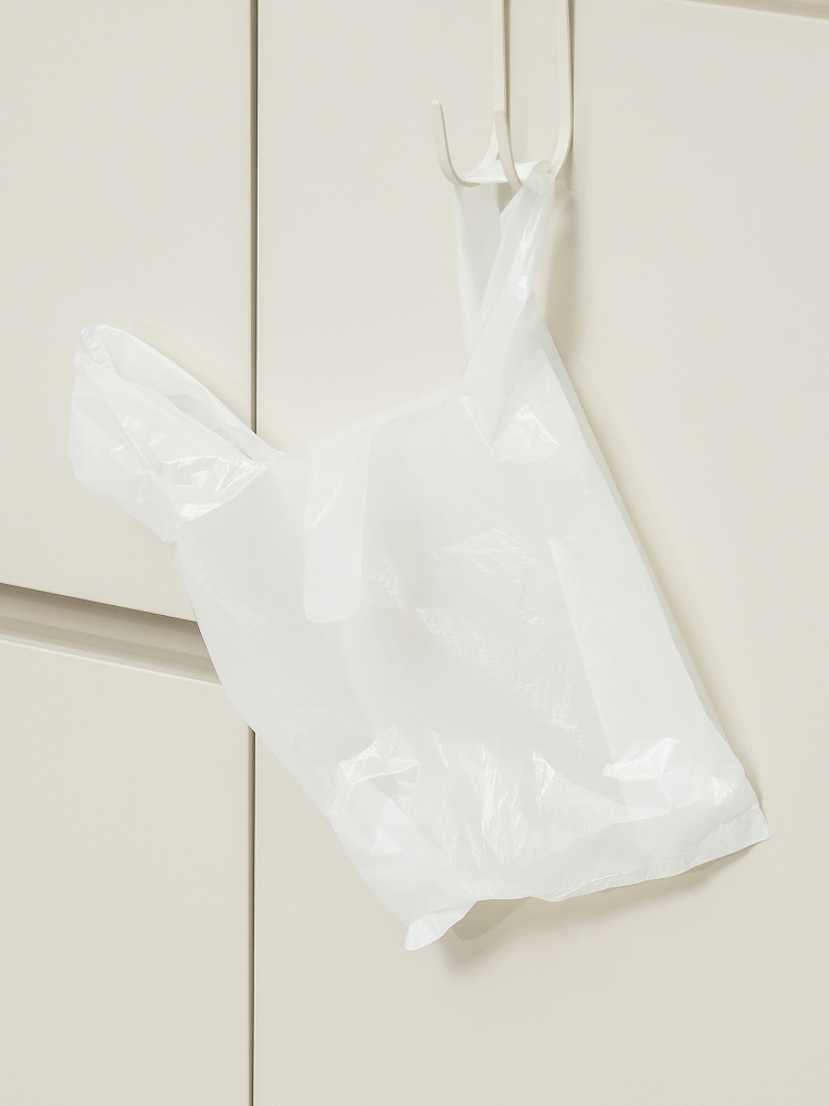 손잡이형 비닐봉지 7 L 65매입 화이트
