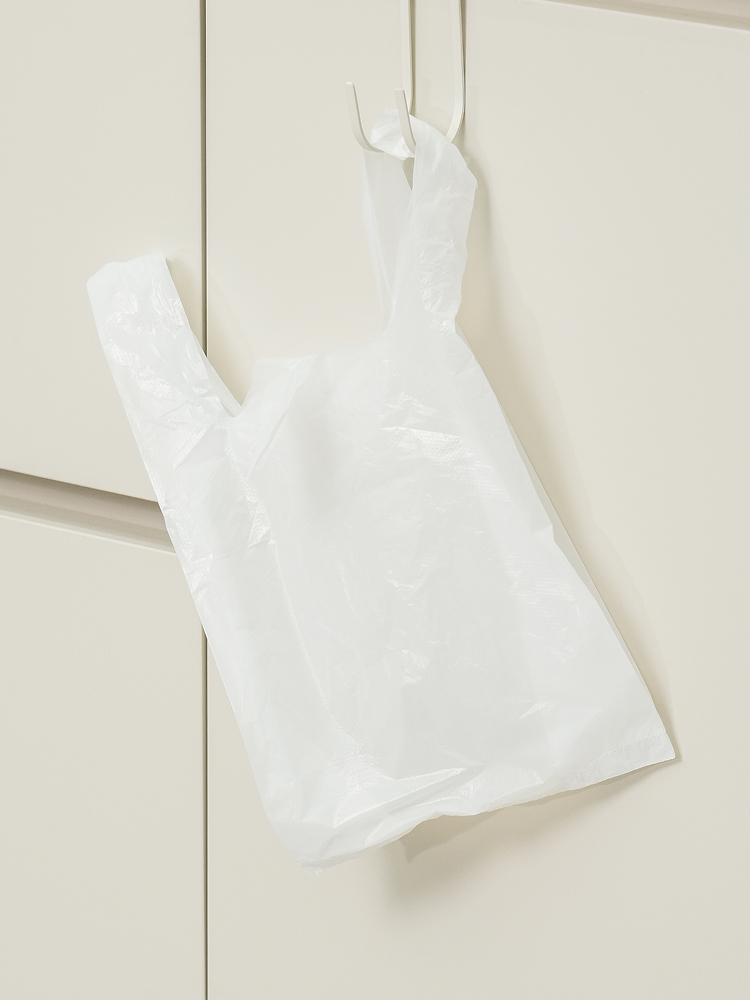 손잡이형 비닐봉지 9 L 55매입 화이트