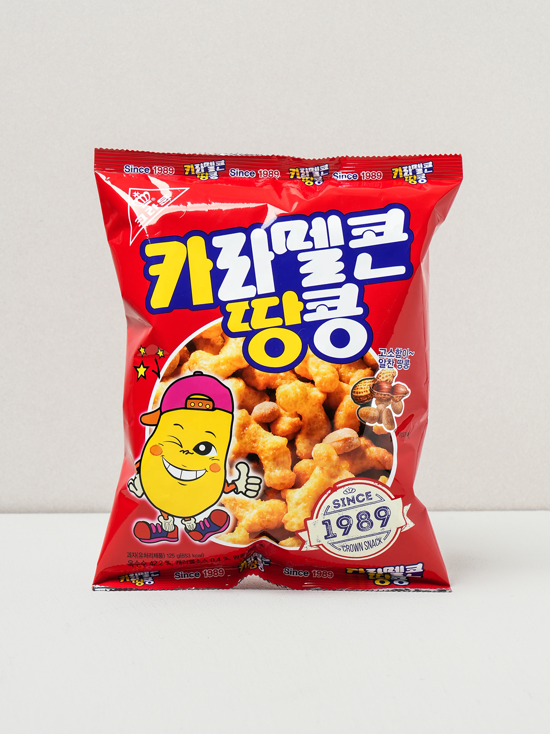 Кукурузные снеки Crown с арахисом 125 г