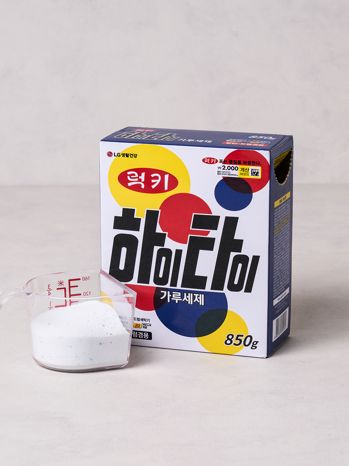 하이타이 분말 세제 850 g (일반/드럼 겸용)