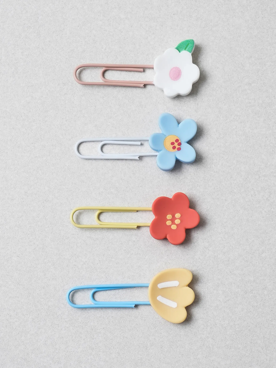 봄꽃 꽃장식 클립 50 mm 4개입