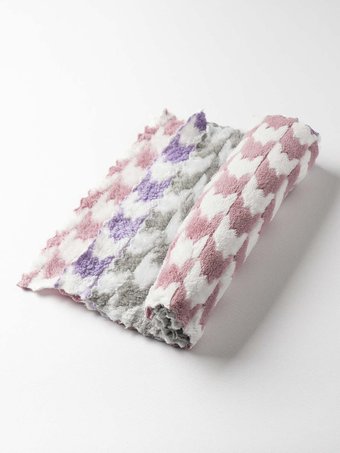 극세사 디자인 행주 25 X 25 cm 3매입 하운드투스체크