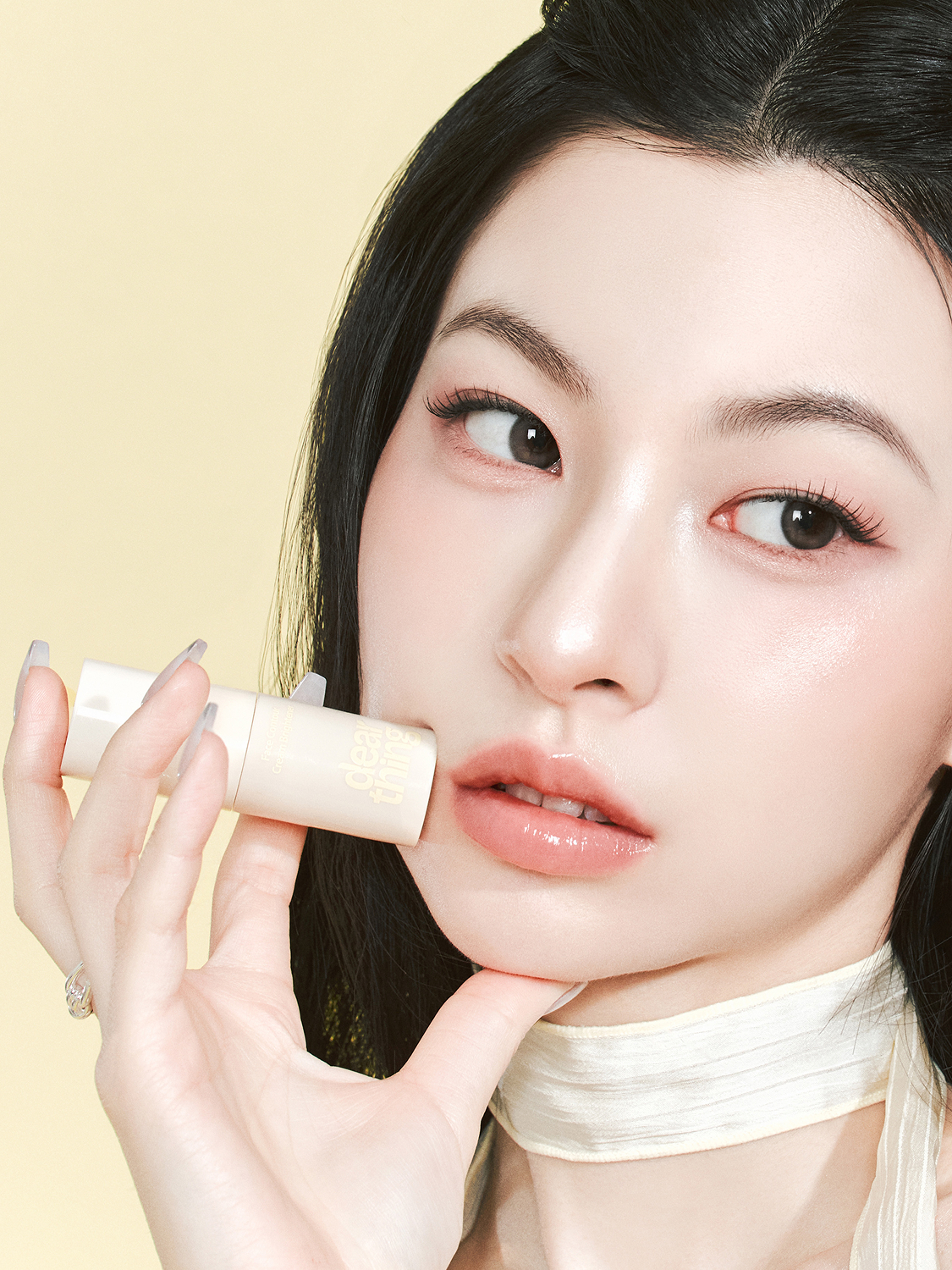 [02 퓨어레몬]밀크터치 디어씽 페이스 컨투어 크림 브라이트너