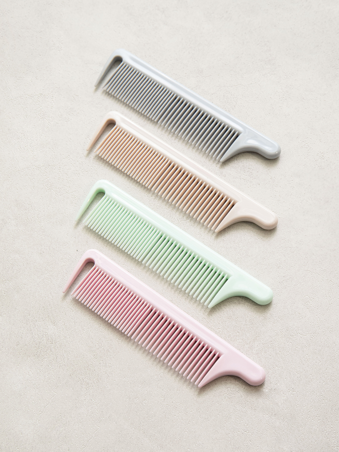 포켓 미니 꼬리빗 4개입