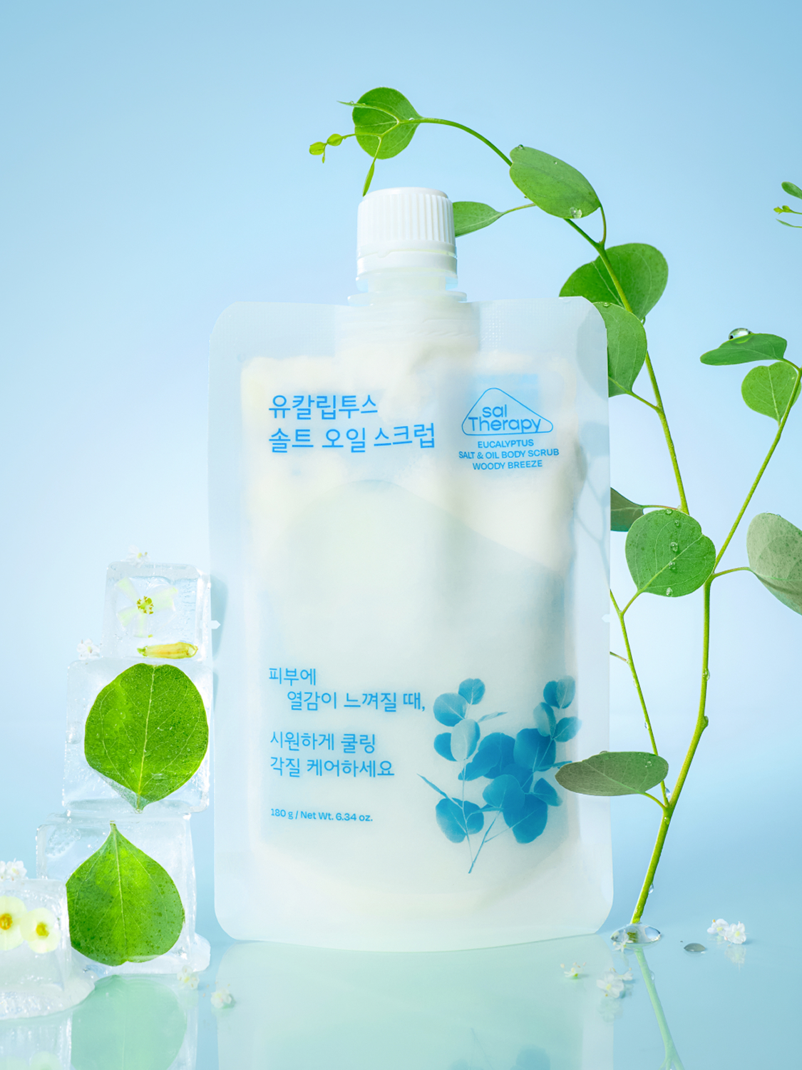 솔테라피 유칼립투스 솔트앤오일 바디스크럽 우디브리즈 180 g