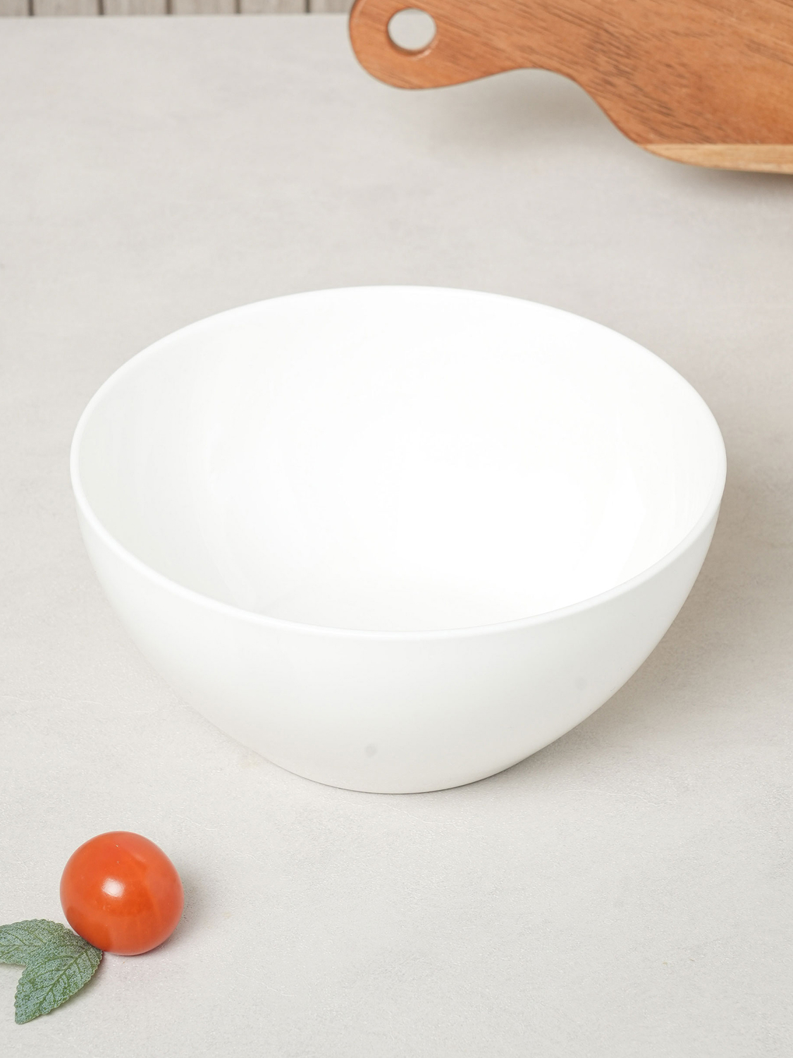 본차이나 화이트 면기 17 cm